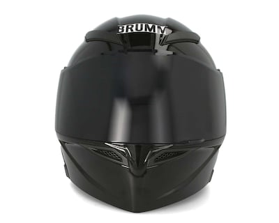 Foto 7 | Foto 7 | Casco para Motociclista Brumm Mediano Negro