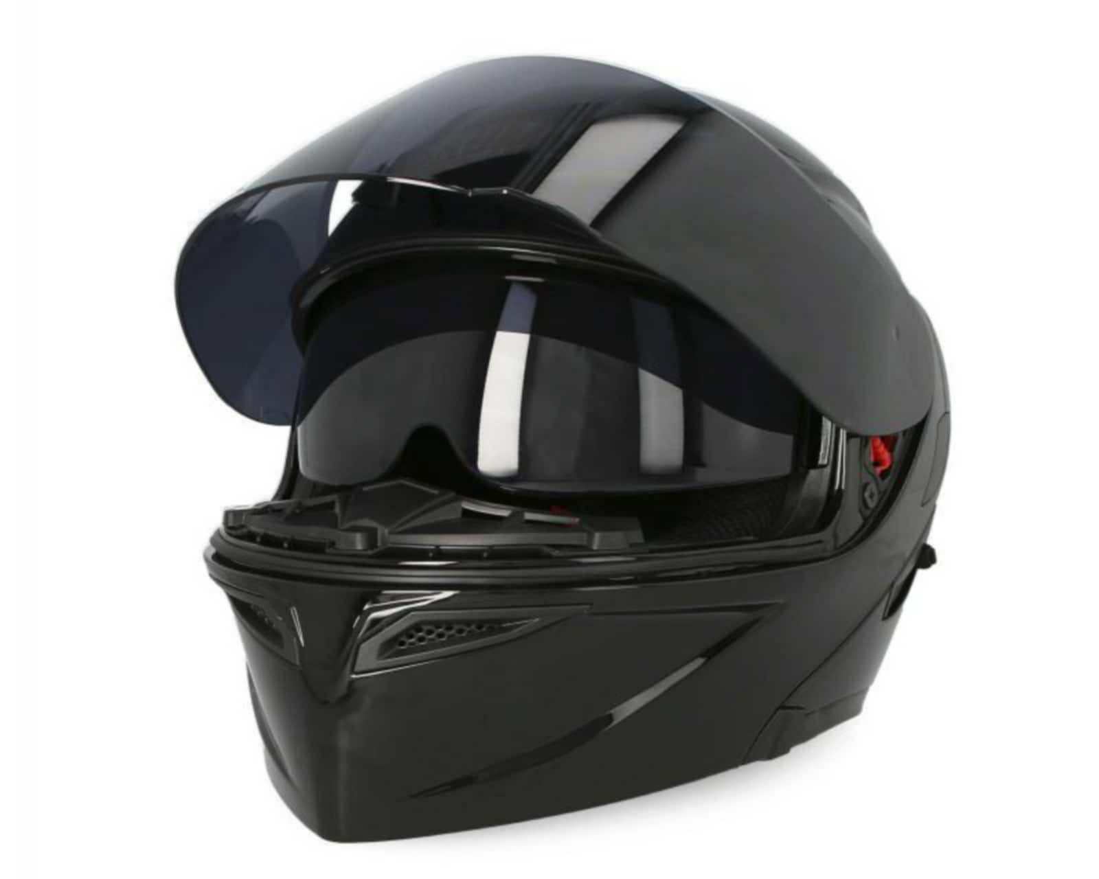 Casco para Motociclista Brumm Extragrande Negro Casco para Motociclista Brumm Extragrande Negro