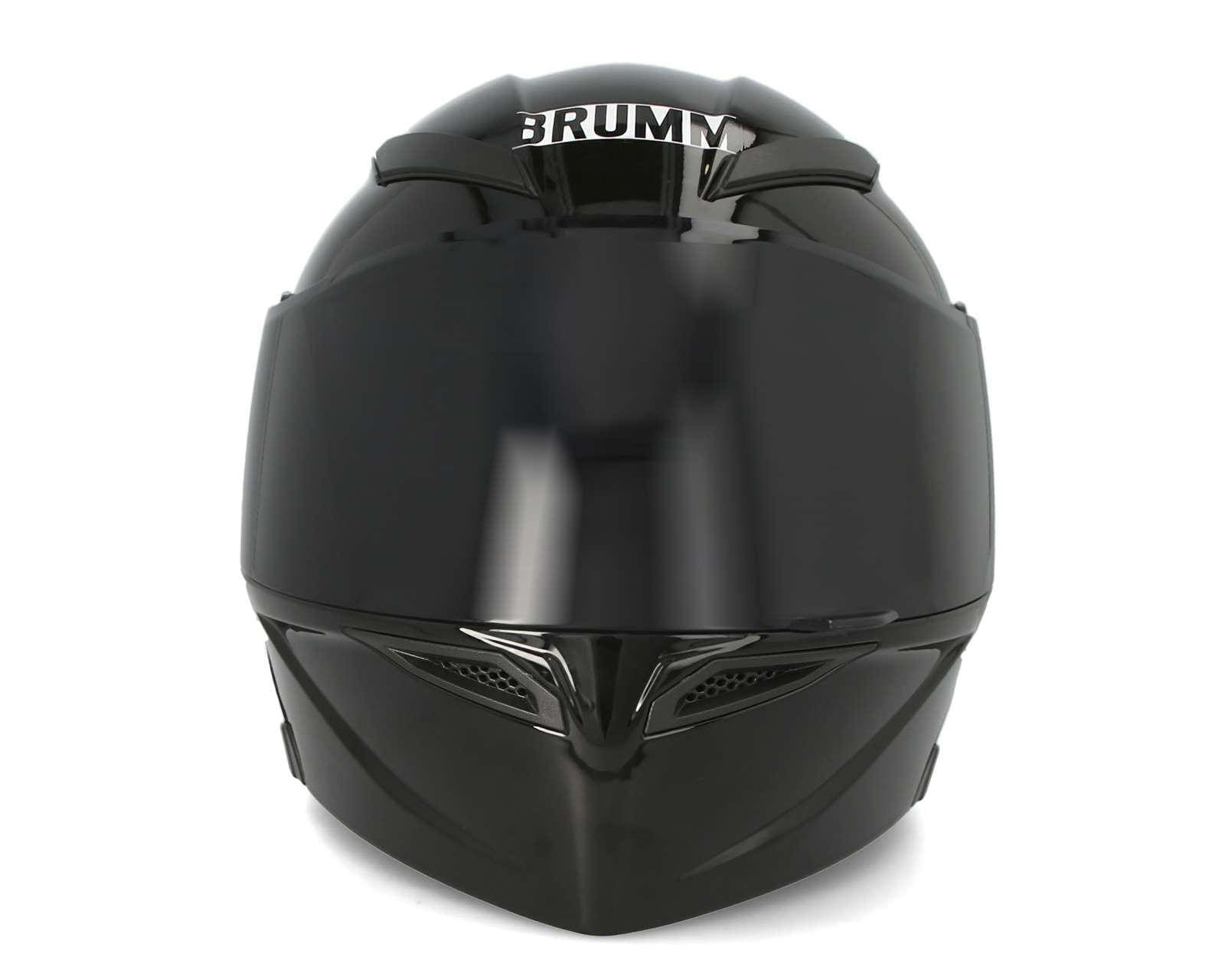 Foto 8 pulgar | Foto 7 | Casco para Motociclista Brumm Extragrande Negro