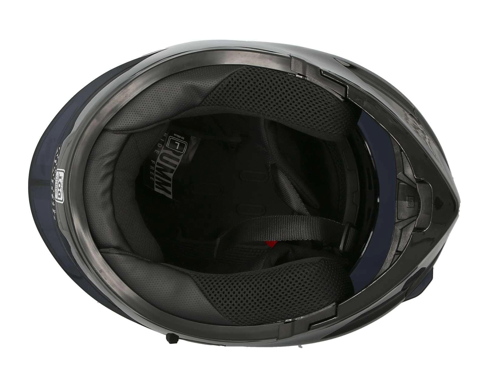 Foto 8 | Foto 8 | Casco para Motociclista Brumm Extragrande Negro
