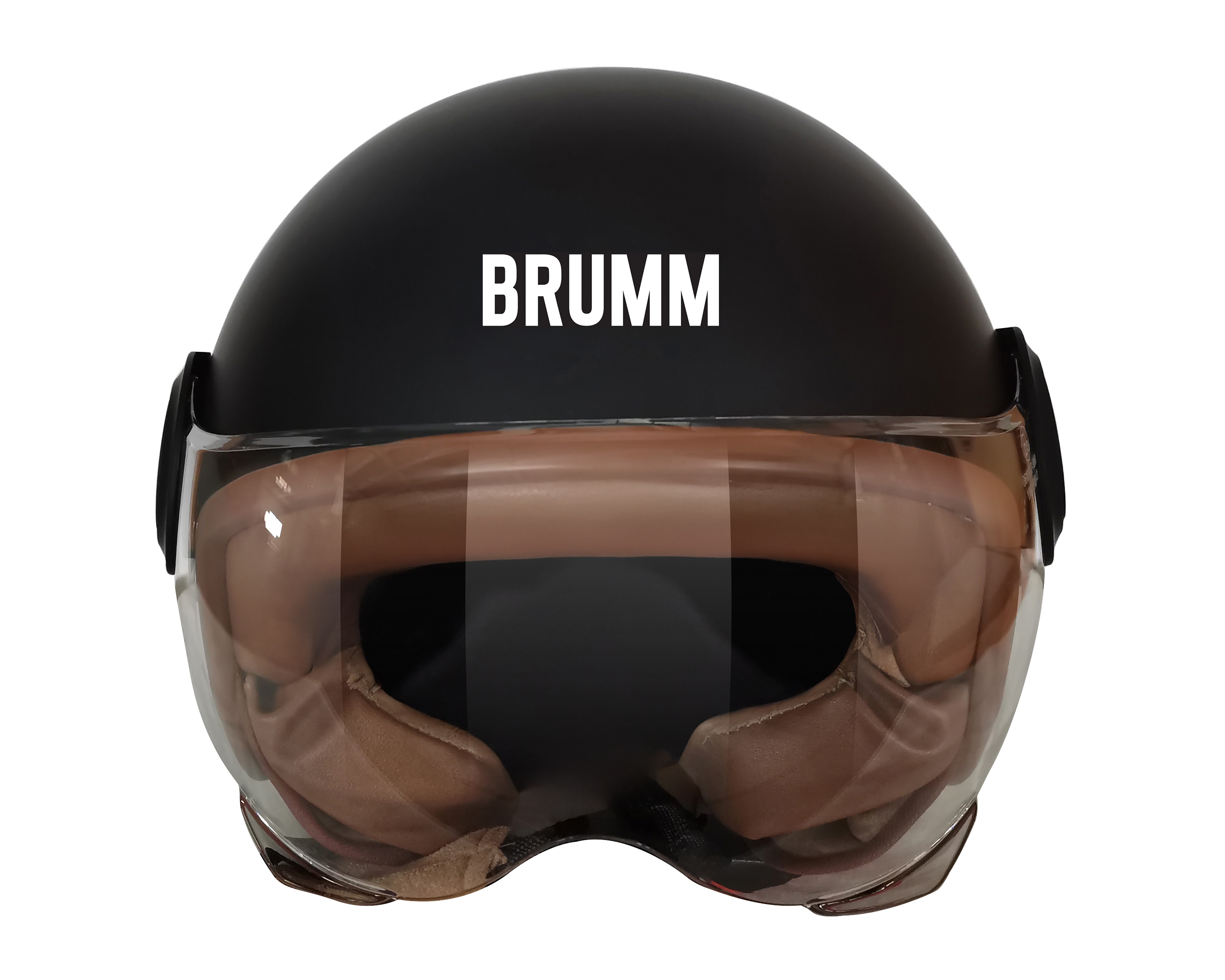 Foto 2 | Foto 2 | Casco para Motociclista Brumm Mediano Negro