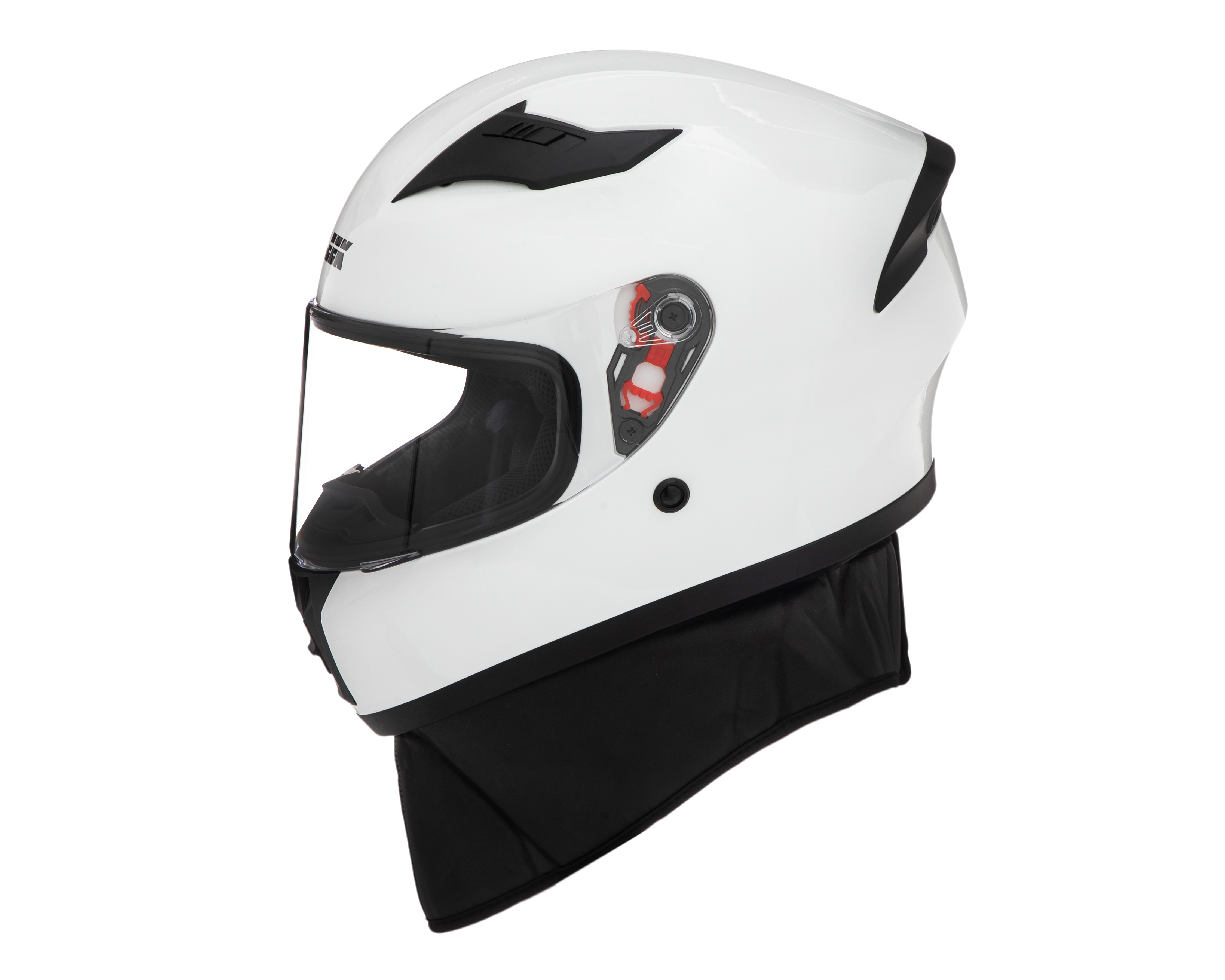 Foto 3 pulgar | Foto 2 | Casco para Motociclista Sleek Mediano Blanco