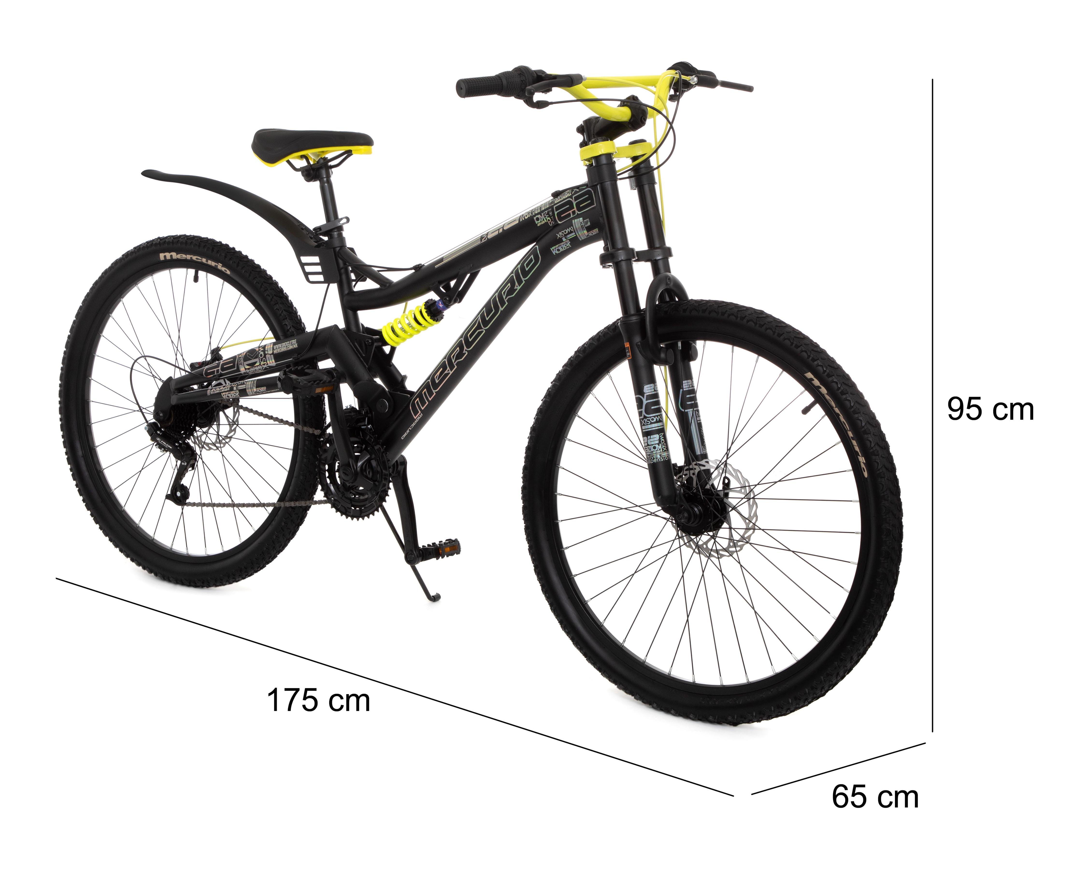 Foto 8 | Foto 8 | Bicicleta de Montaña Mercurio DS Kaizer 26" Gris