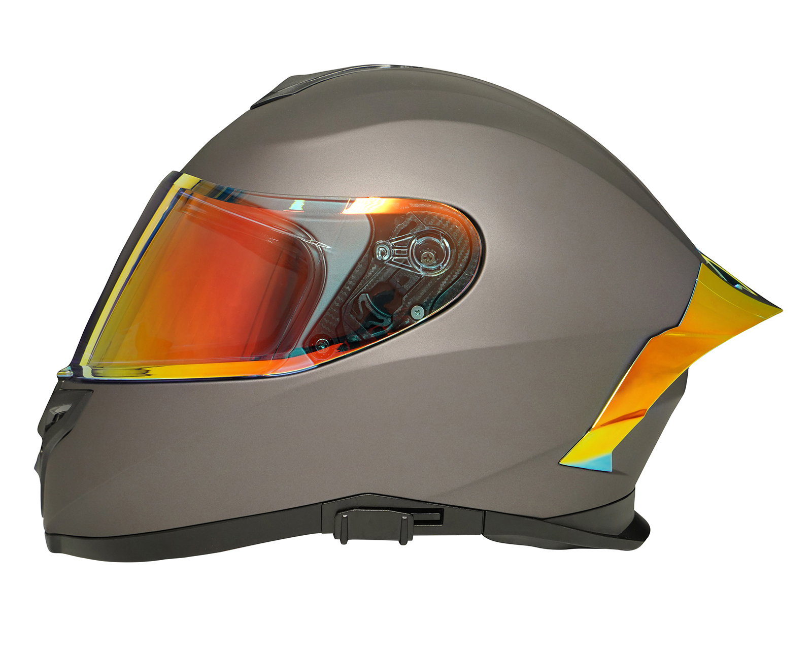 Foto 2 | Foto 2 | Casco para Motociclista Sleek Extra Grande Negro con Doble Visor