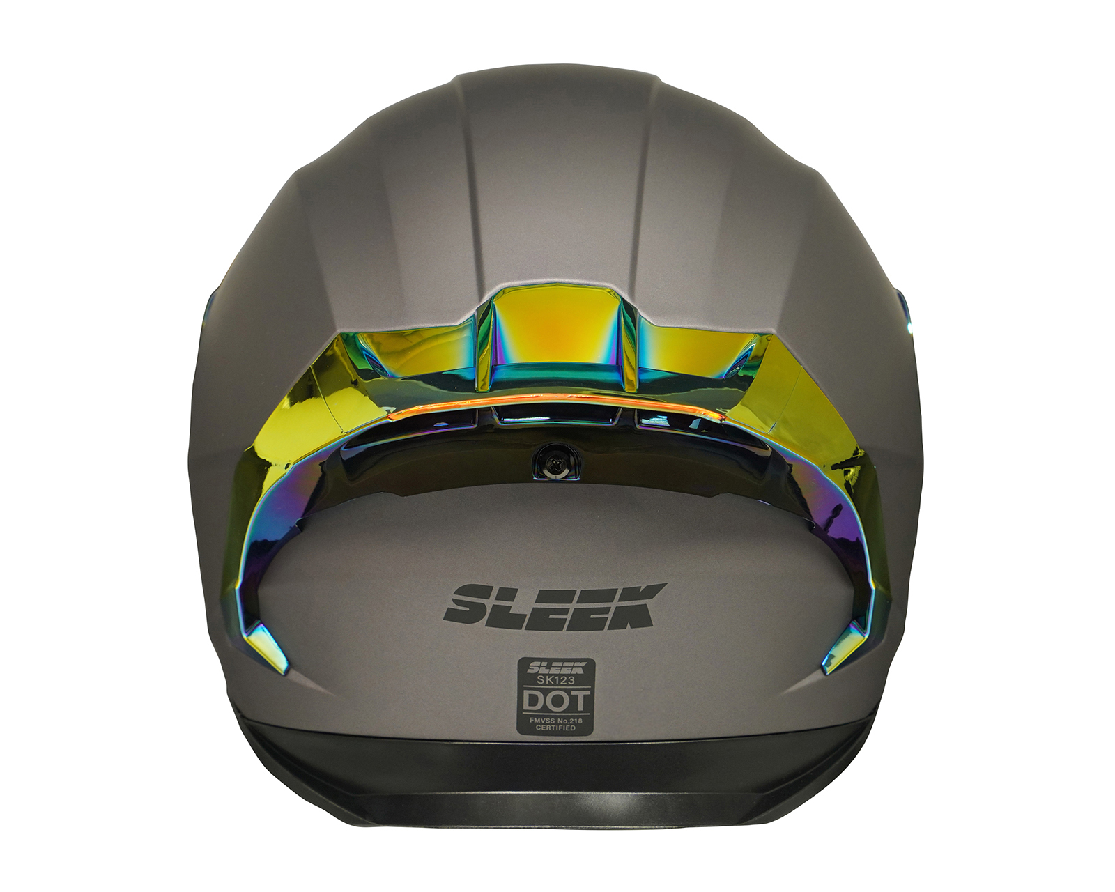 Foto 5 pulgar | Foto 4 | Casco para Motociclista Sleek Mediano Negro con Doble Visor