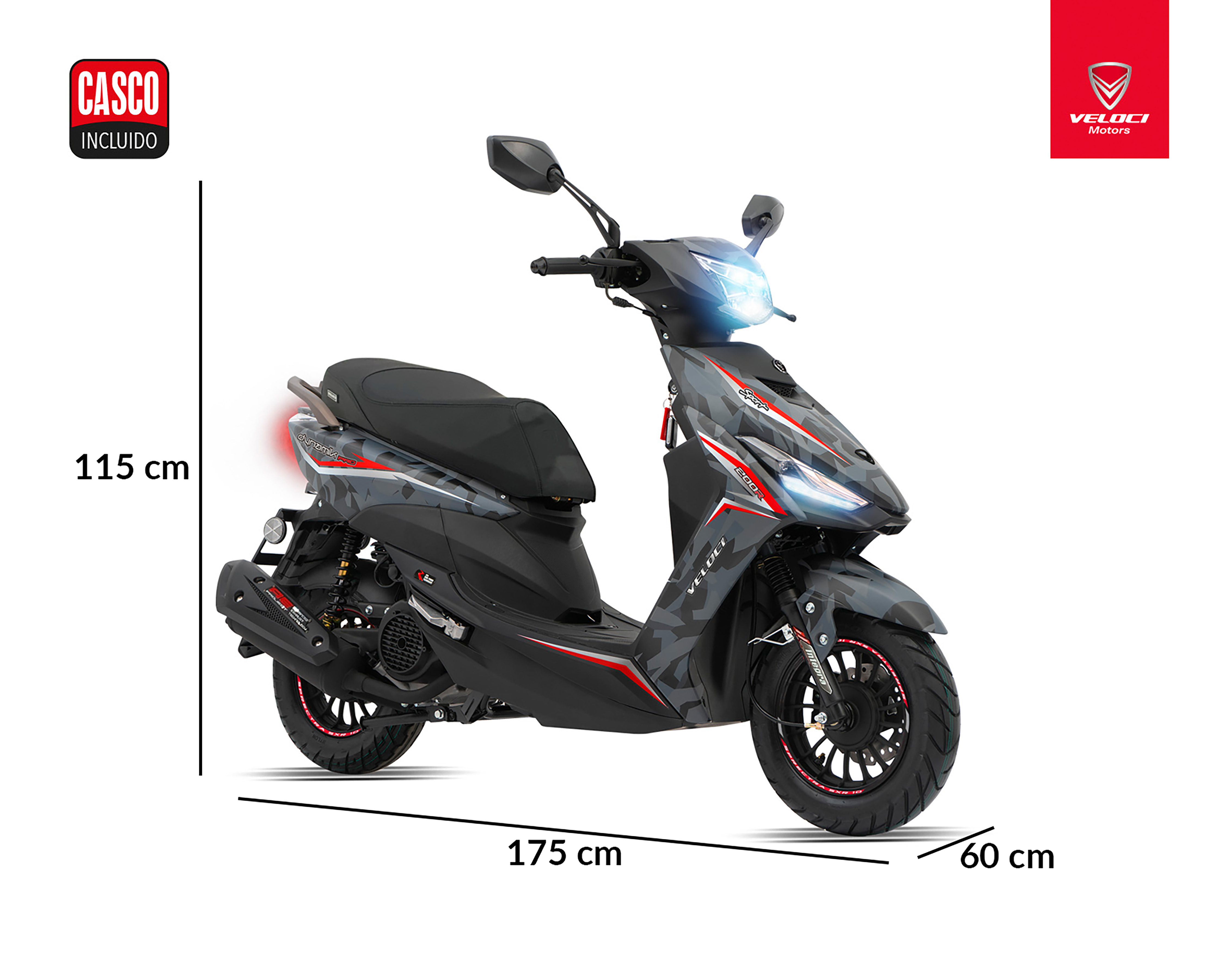 Foto 8 pulgar | Foto 7 | Motocicleta Veloci Dynamik Pro 200 cc 2024
