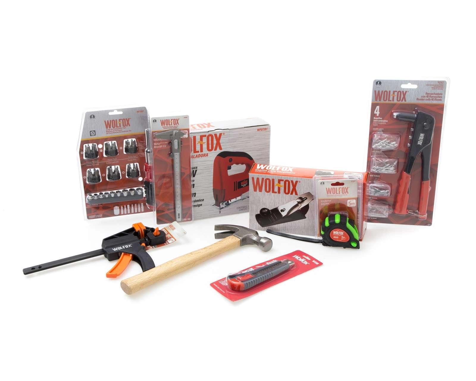 Foto 1 | Foto 1 | Herramientas para Carpintero Wolfox con 9 Piezas