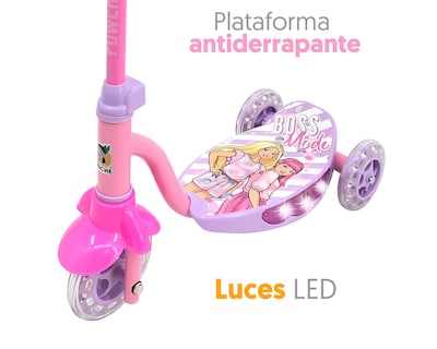 Foto 5 | Foto 5 | Scooter para Niña Apache Barbie con Luces