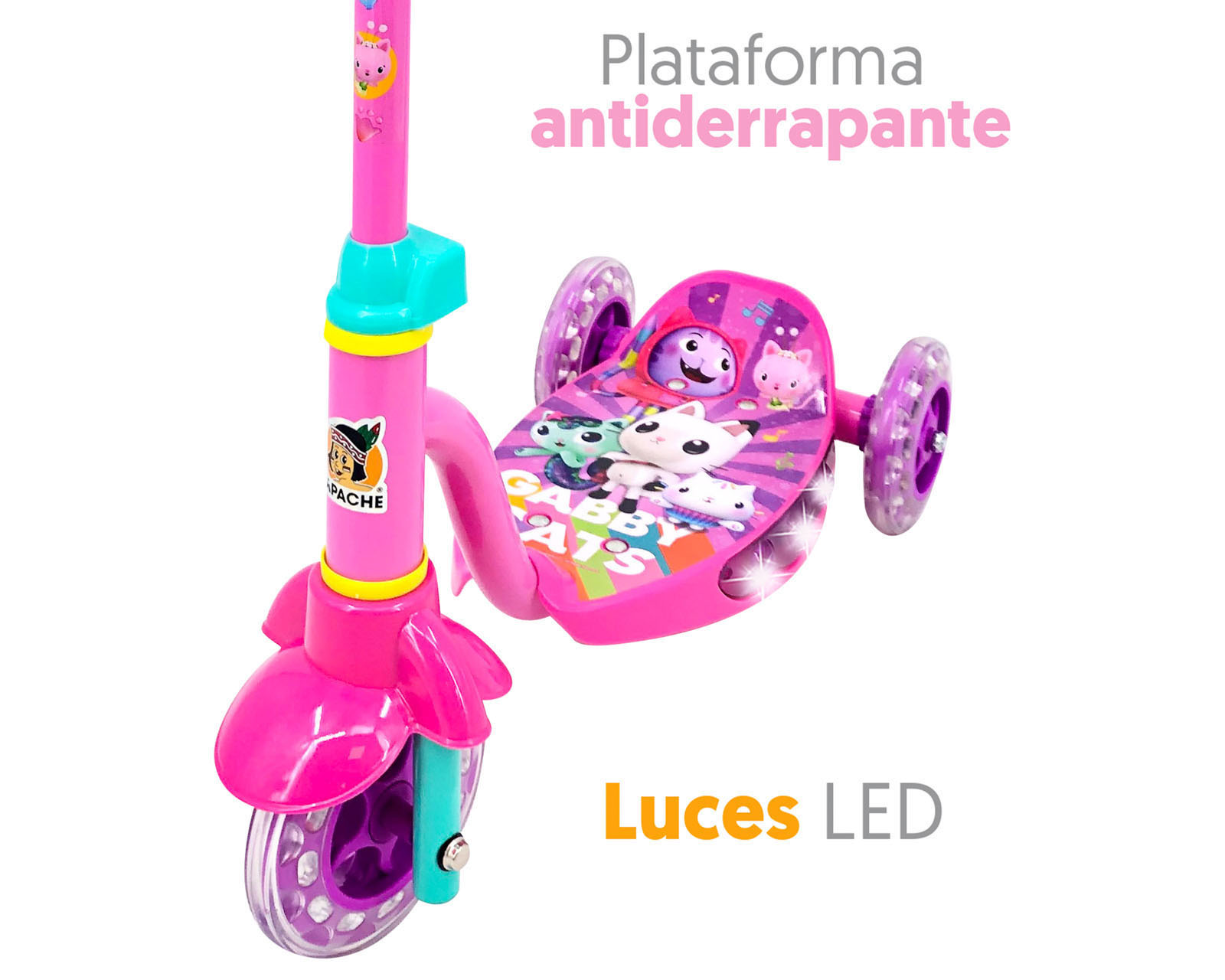 Foto 5 | Foto 5 | Scooter para Niña Apache Gabby's Dollhouse con Luces