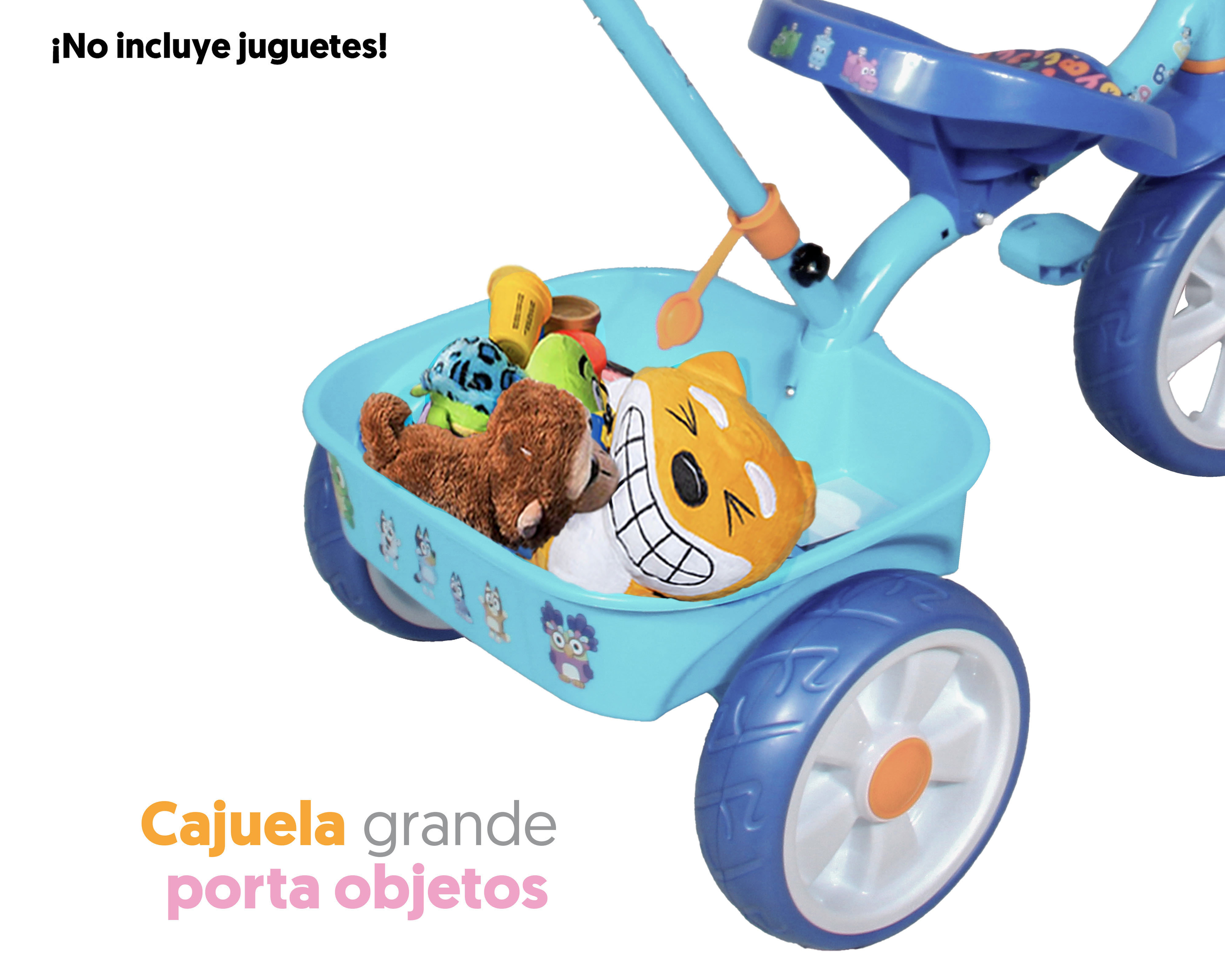 Foto 3 pulgar | Foto 2 | Triciclo Apache Bluey Azul