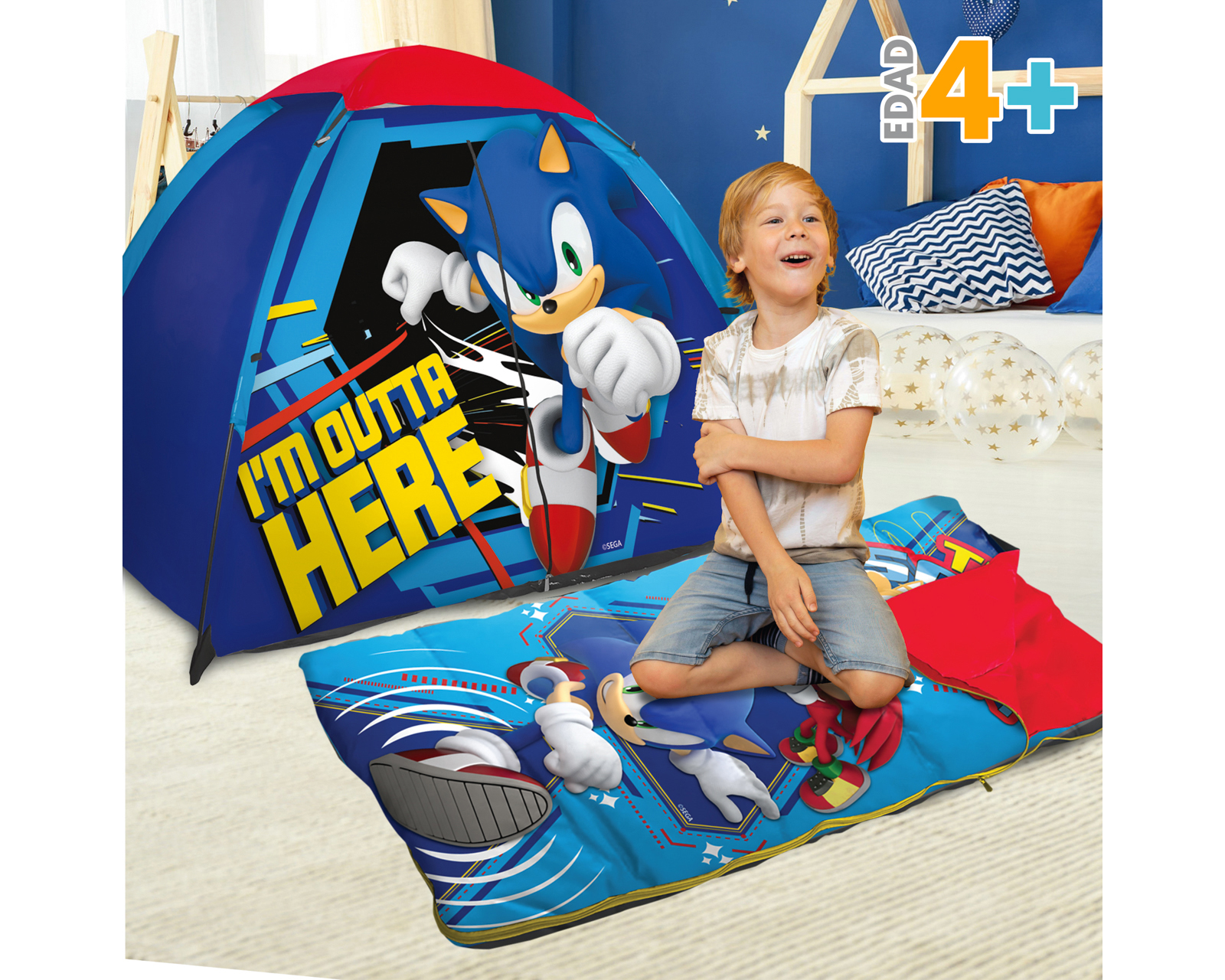 Foto 3 pulgar | Foto 2 | Casa de Campaña Infantil Apache Sonic
