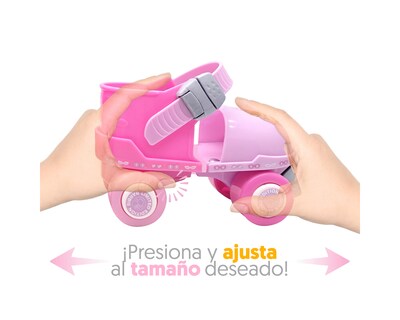 Foto 4 | Foto 4 | Patines para Niña de Cuatro Ruedas Apache Barbie Ajustable con Accesorios