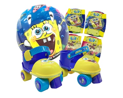 Foto 1 | Foto 1 | Patines para Niño de 4 Ruedas Apache Bob Esponja Ajustables + Accesorios