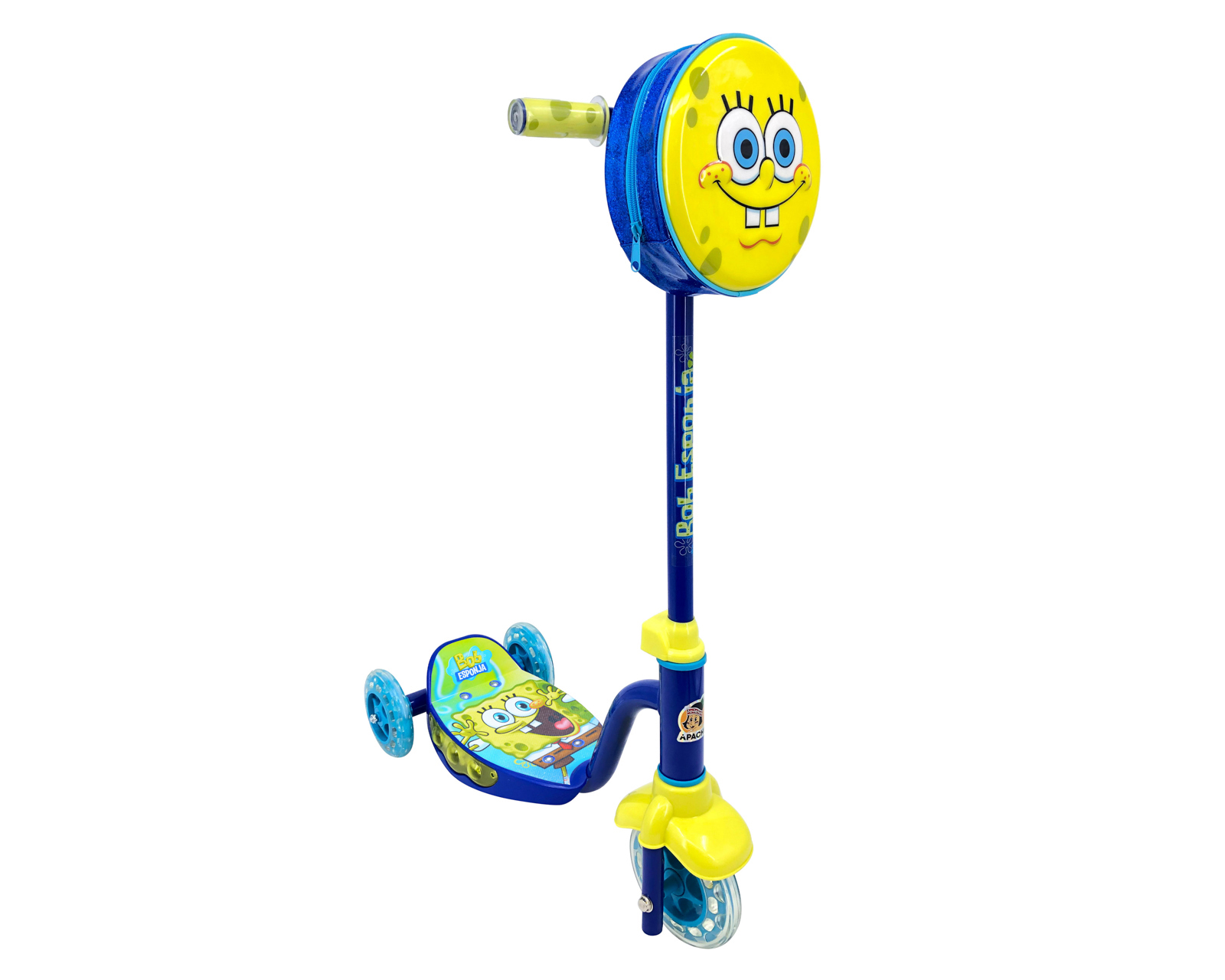 Scooter para Niño Apache Bob Esponja con Luces