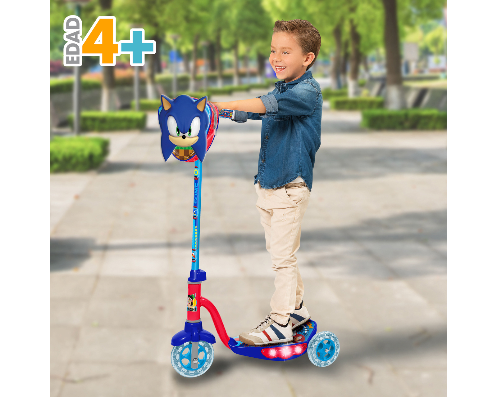 Foto 2 | Foto 2 | Scooter para Niño Aapache Sonic con Luces