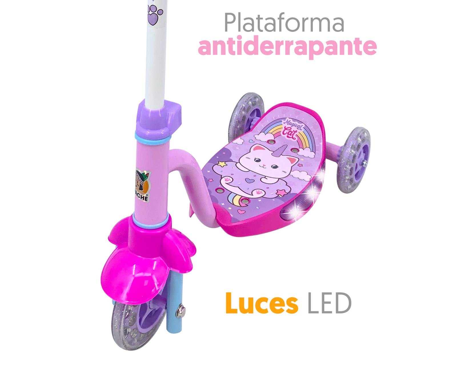 Foto 6 pulgar | Foto 5 | Scooter para Niña Apache Trixie con Luces y Sonido