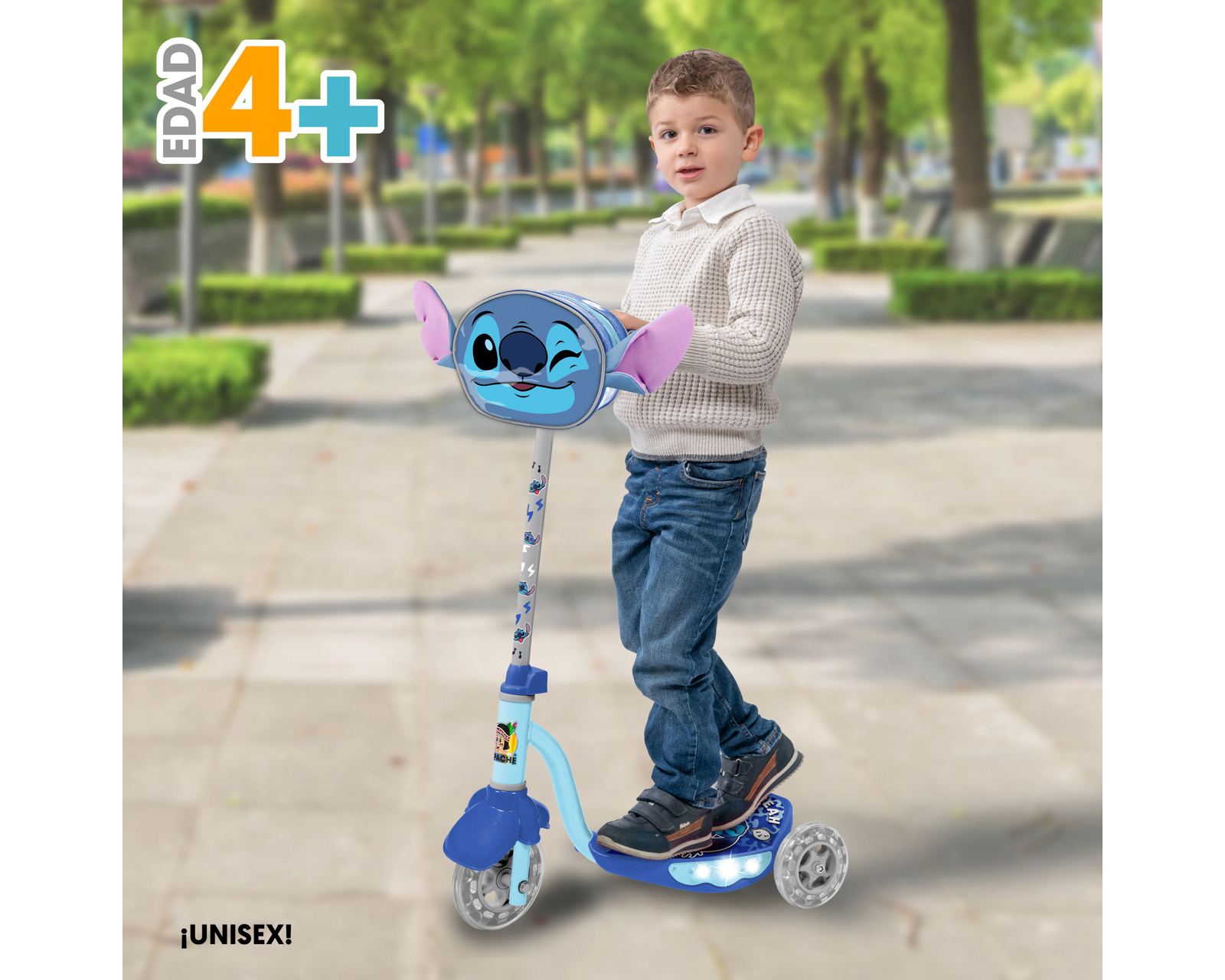 Foto 2 | Foto 2 | Scooter para Niño Apache Stitch con Luces