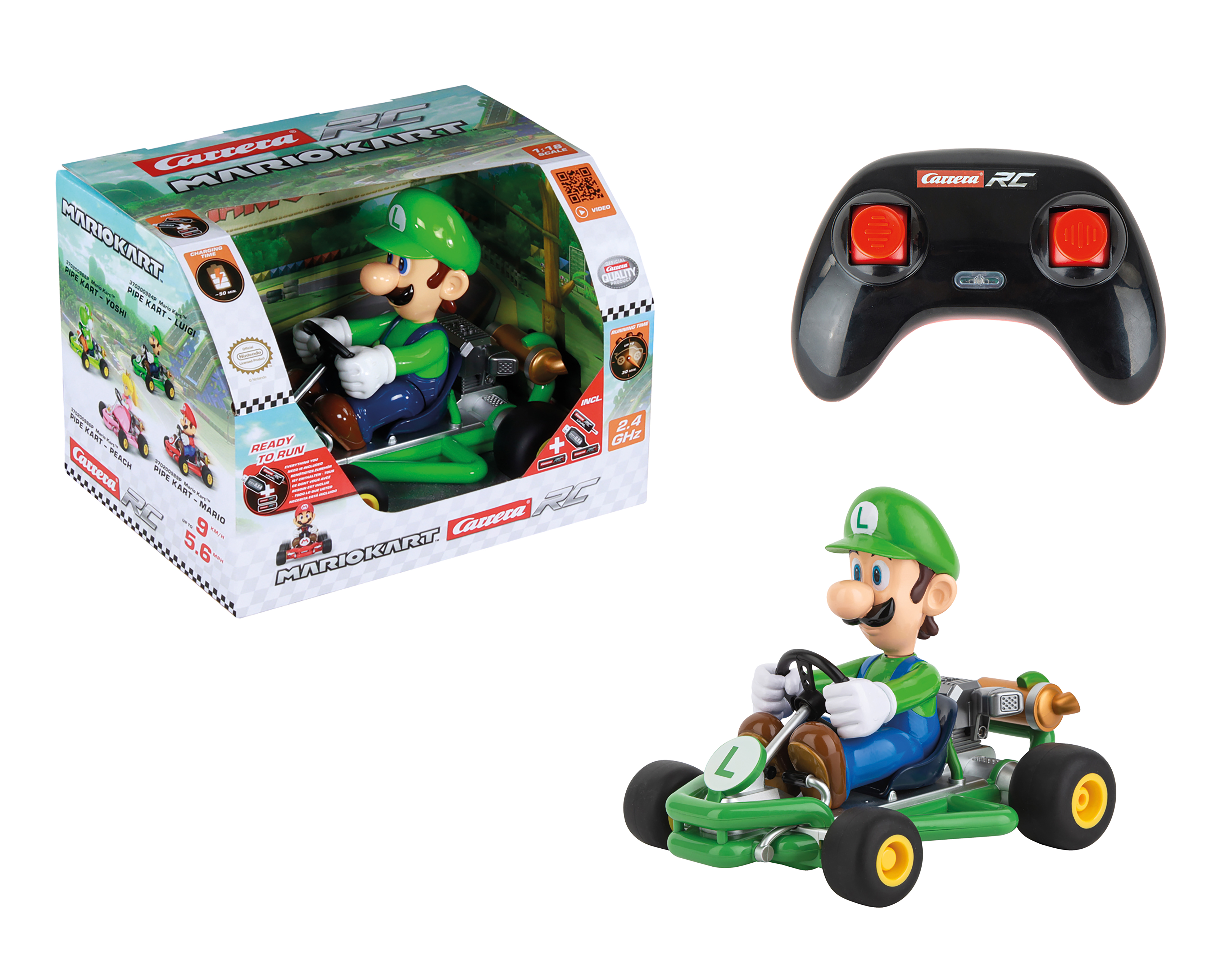 Foto 5 | Foto 5 | Carro de Control Remoto Carrera Luigi Mario Kart