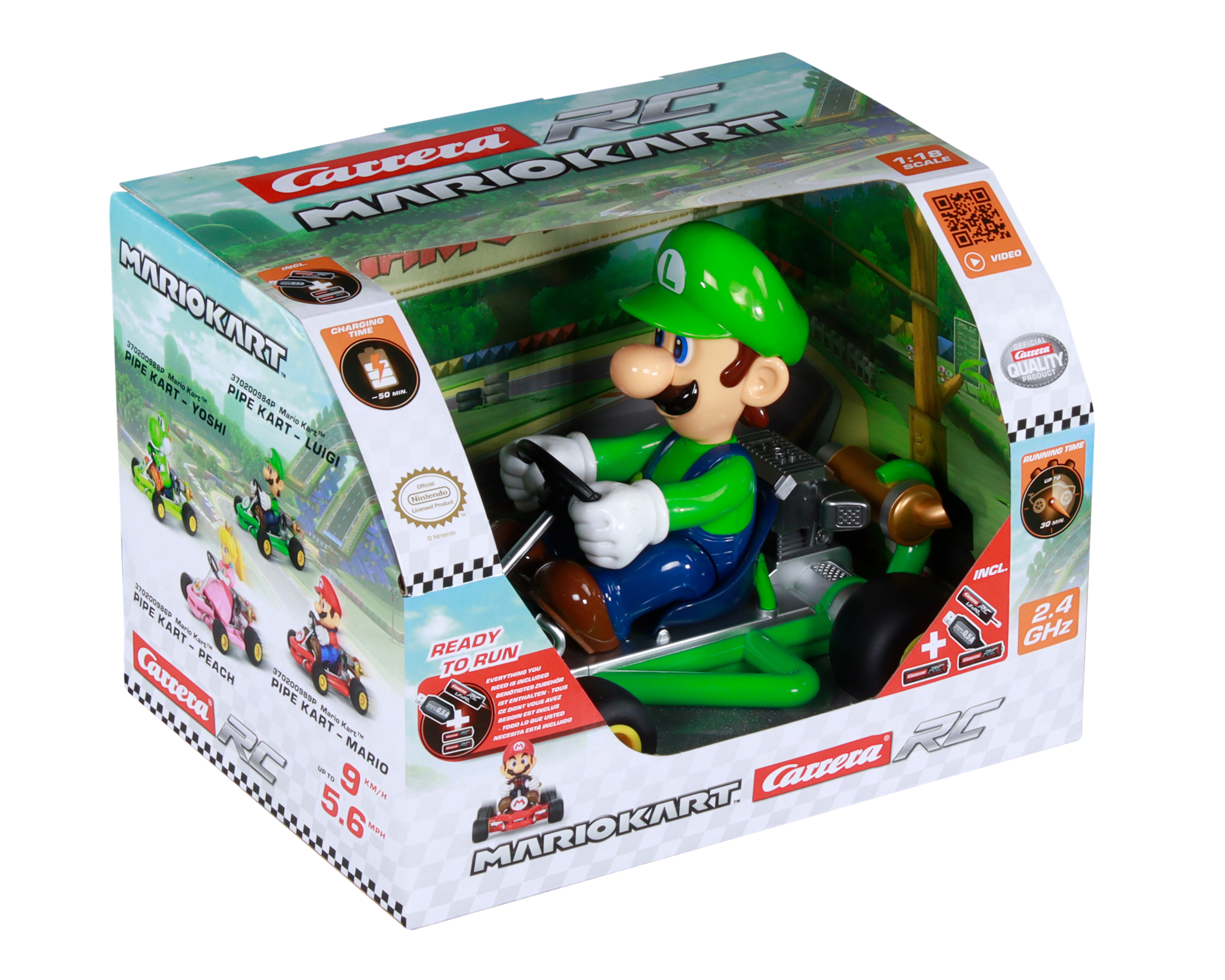 Foto 6 | Foto 6 | Carro de Control Remoto Carrera Luigi Mario Kart