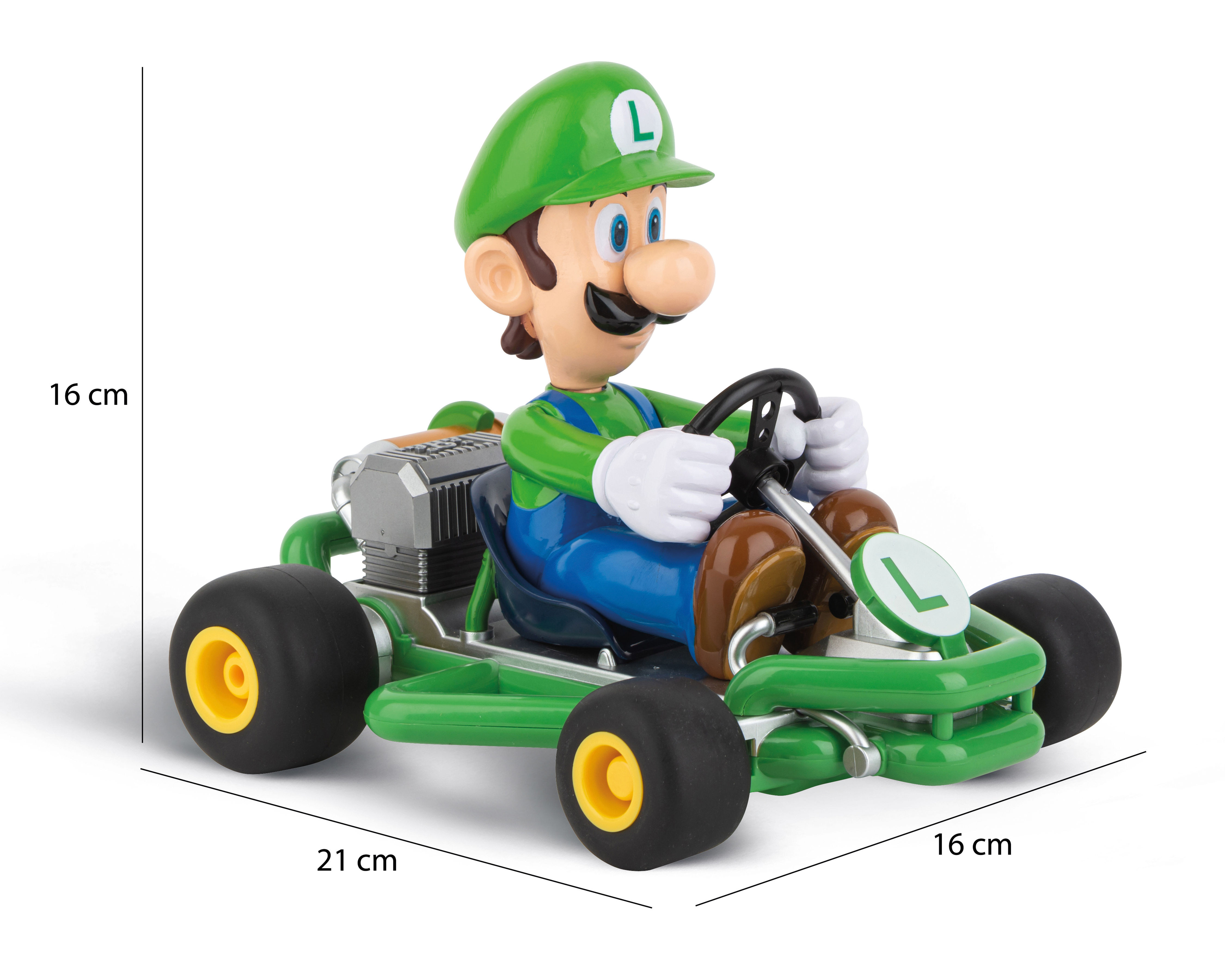 Foto 7 | Foto 7 | Carro de Control Remoto Carrera Luigi Mario Kart