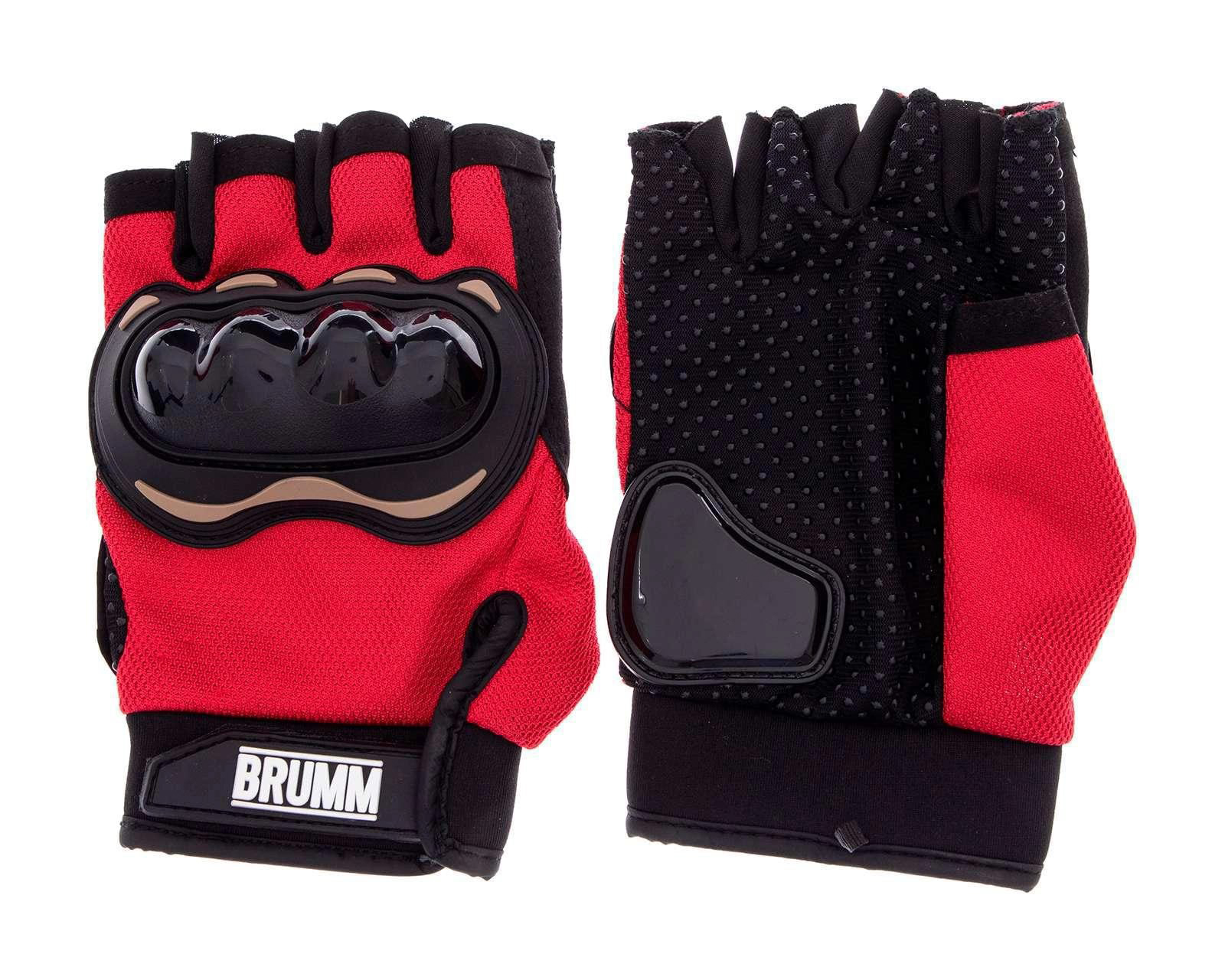 Foto 2 pulgar | Foto 1 | Guantes para Motociclista Brumm Rojos Extragrande