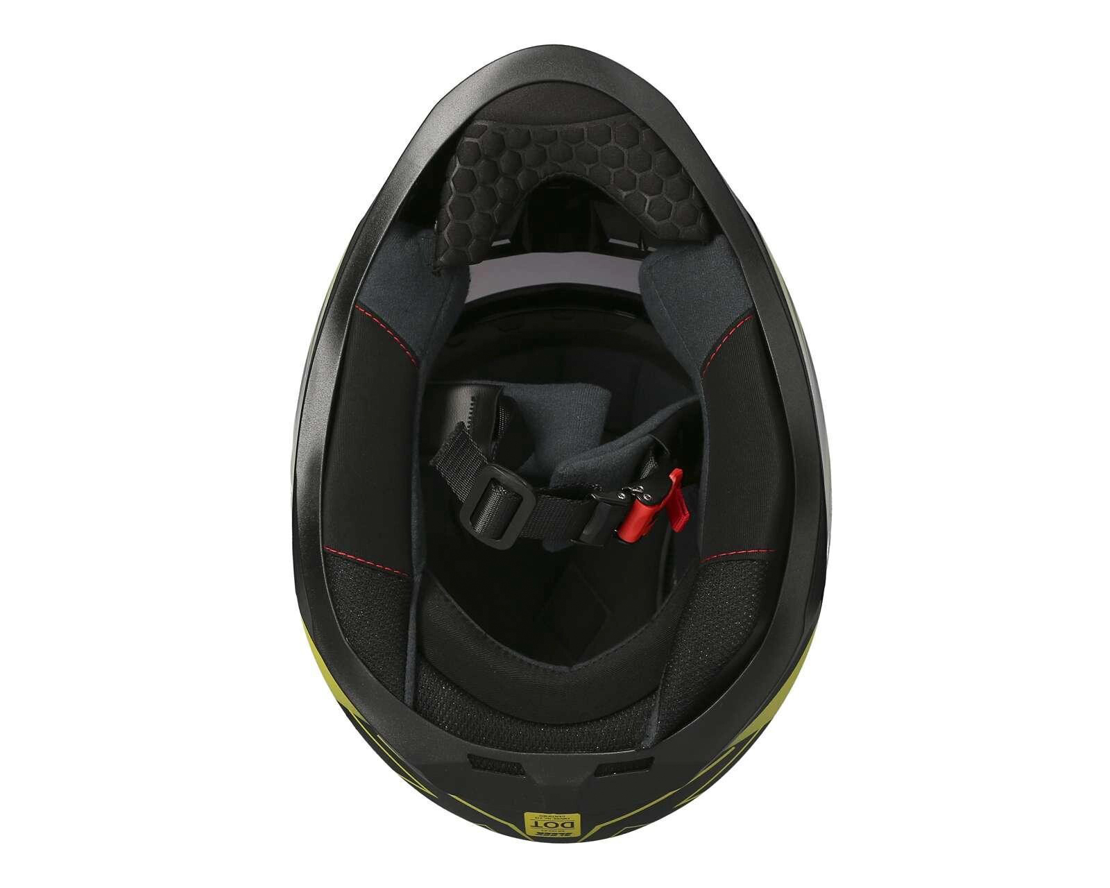 Foto 7 | Foto 7 | Casco para Motociclista Sleek Mediano Doble Visor Amarillo