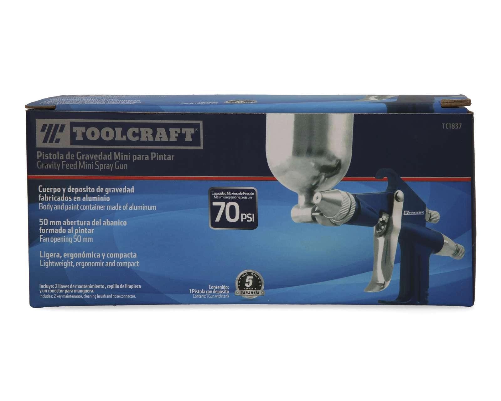 Foto 5 pulgar | Foto 4 | Mini Pistola para Pintar Toolcraft TC1837 200 ml