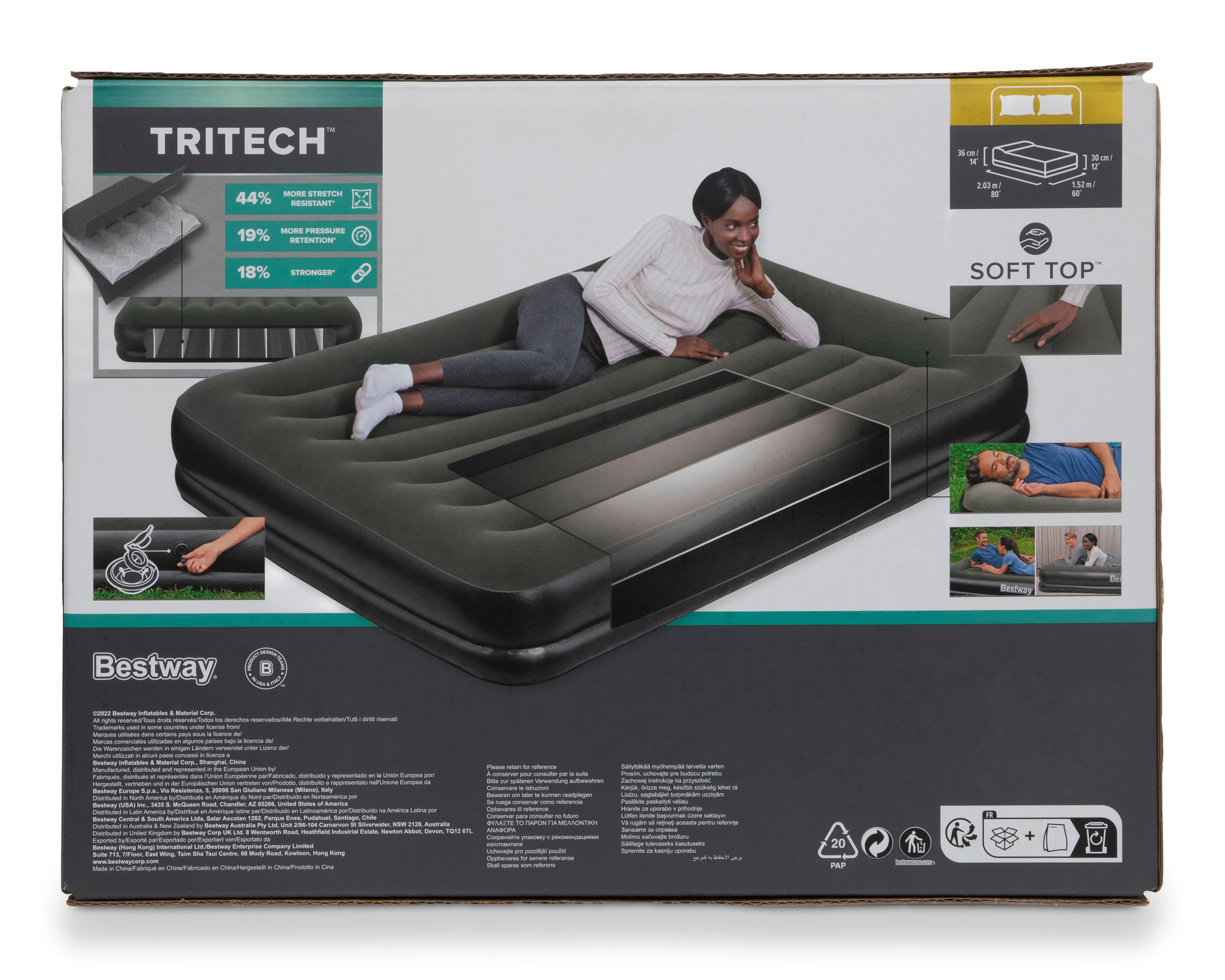 Foto 5 | Foto 5 | Colchón Inflable Bestway 203 x 152 cm