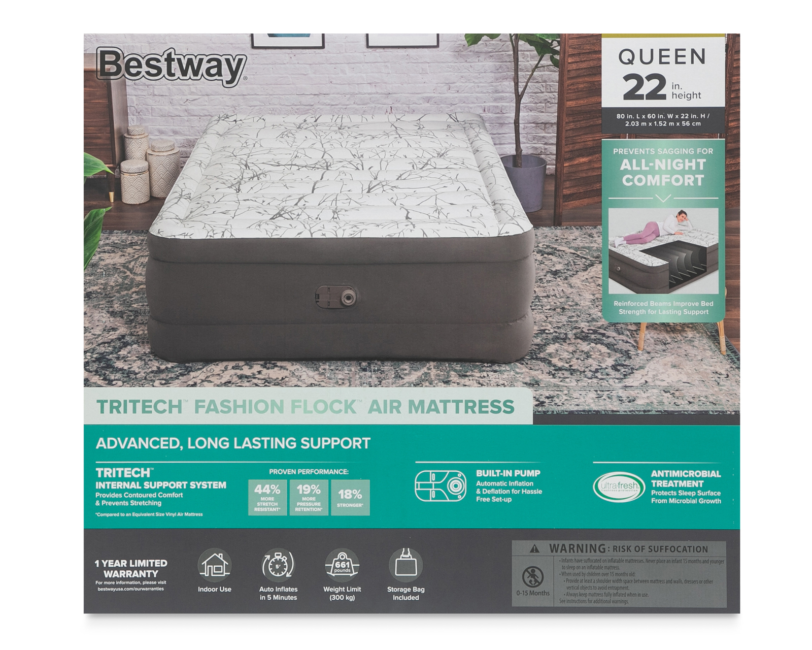 Foto 4 | Foto 4 | Colchón Inflable Queen Bestway