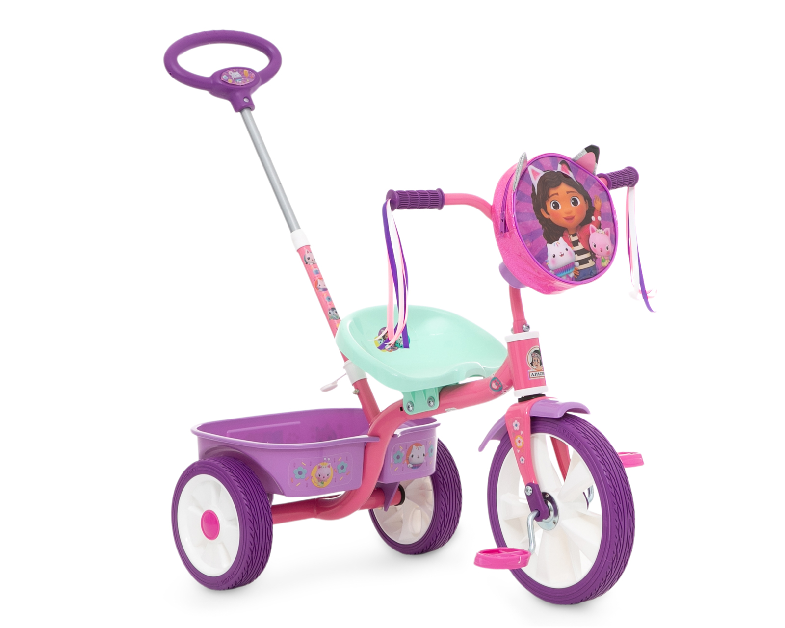 Triciclo Apache Gabby's DollHouse Multicolor
