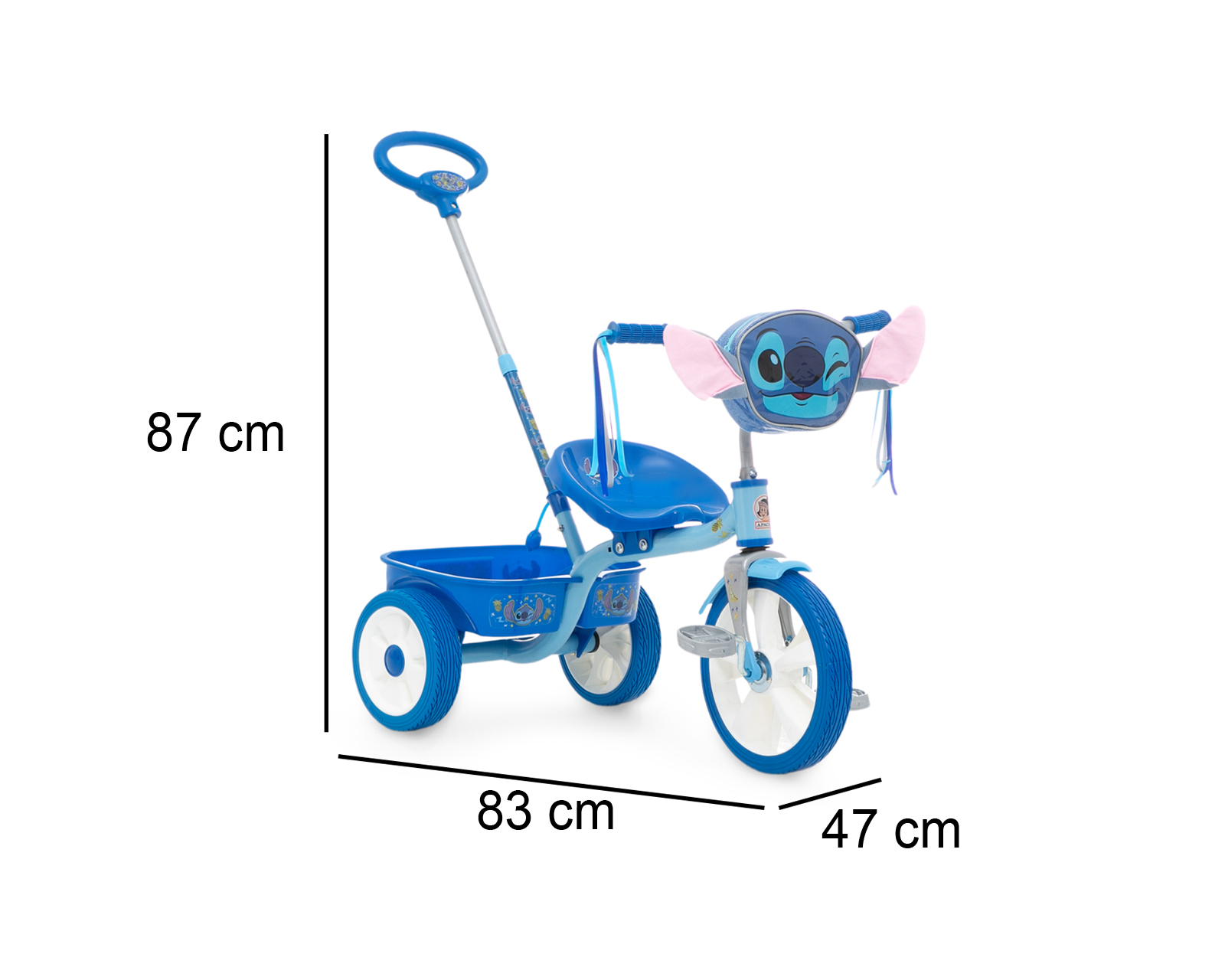 Foto 8 pulgar | Foto 7 | Triciclo Apache Stitch Azul