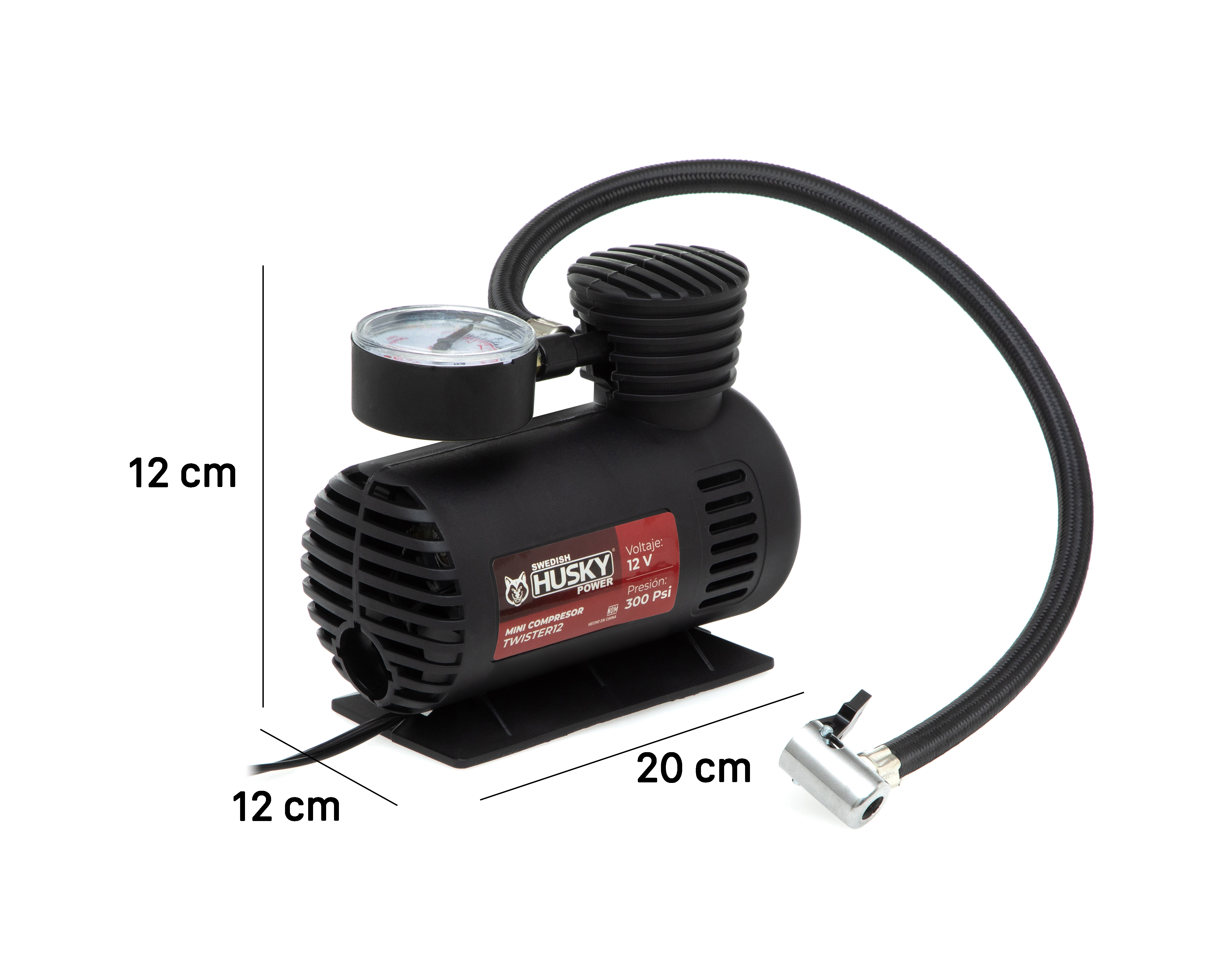 Foto 5 | Foto 5 | Compresor de Aire Mini Husky Twister12 300 psi con Adaptadores