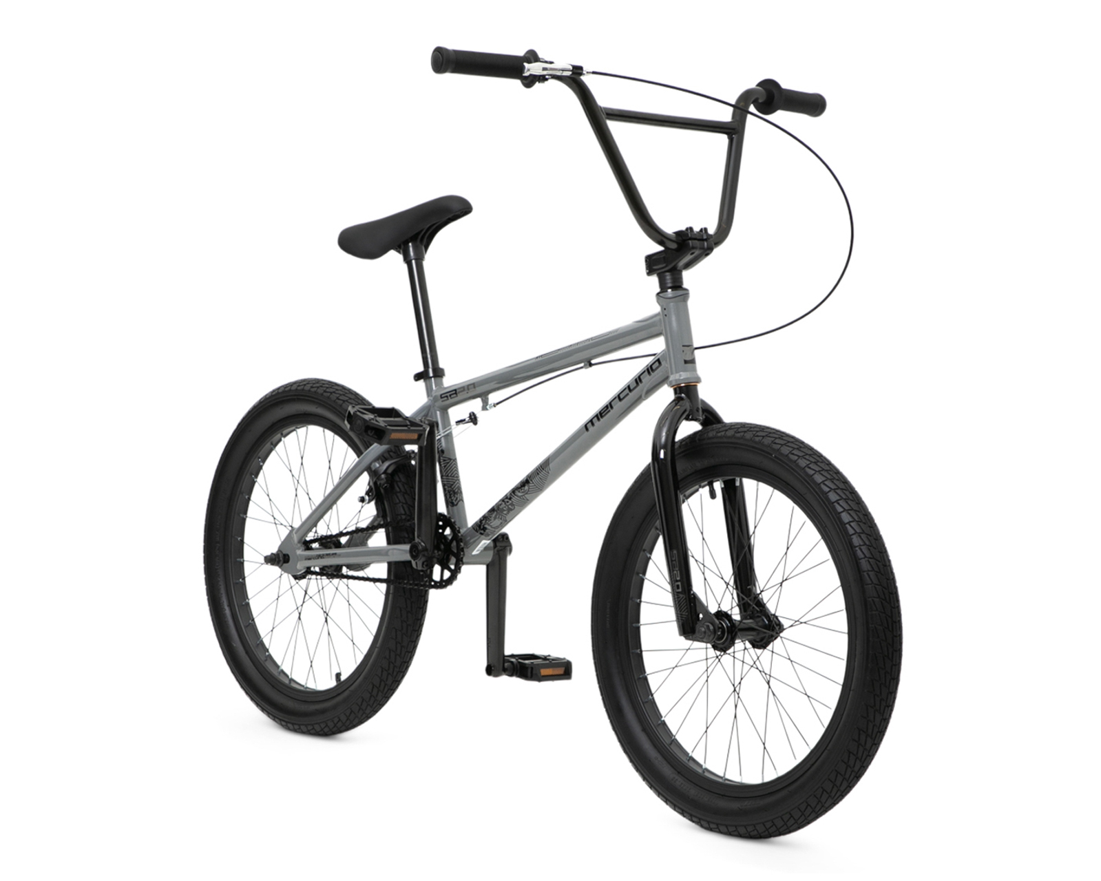 Bicicleta Freestyle Mercurio Super Broncco Rodada 20 Gris