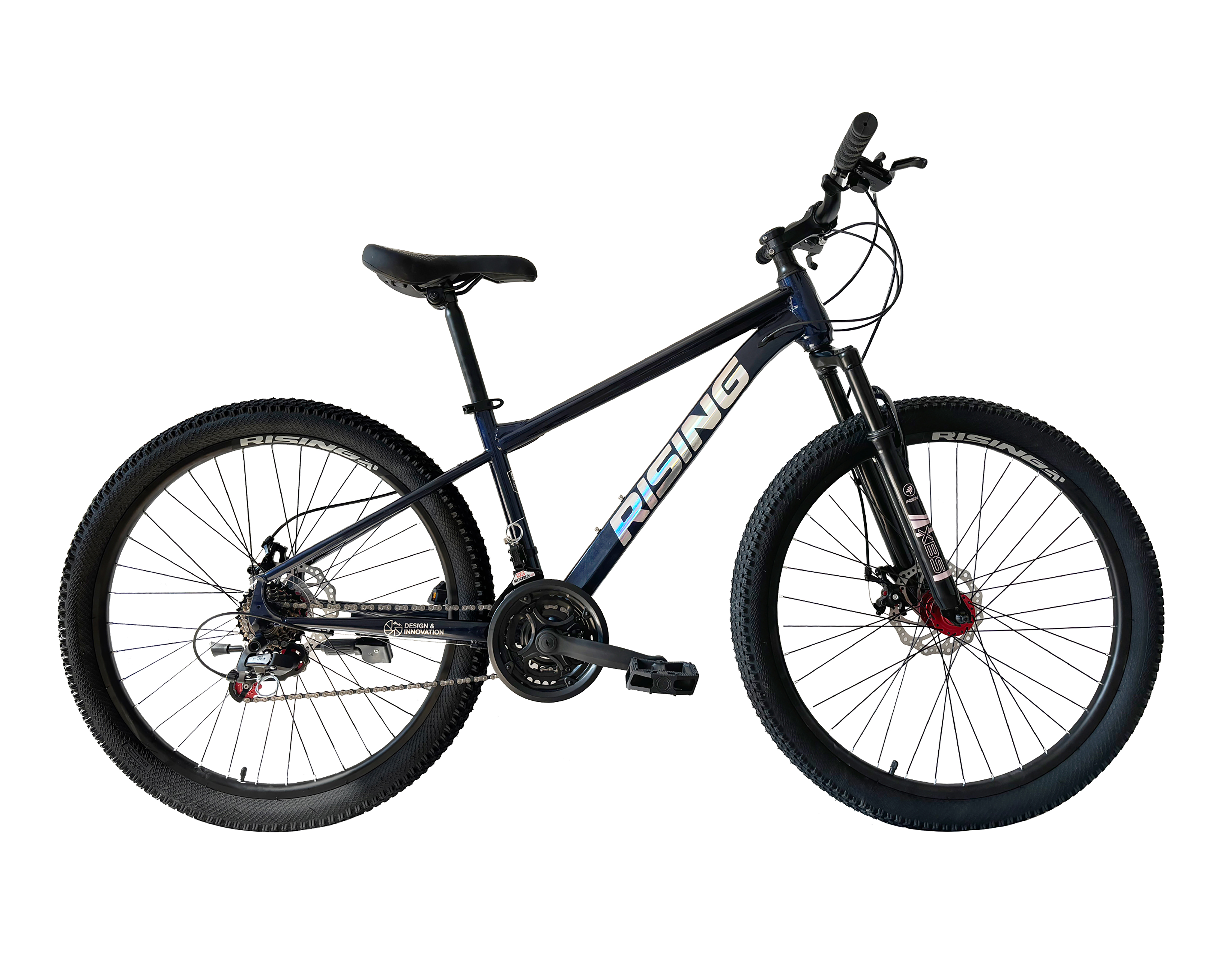 Foto 2 pulgar | Foto 1 | Bicicleta de Montaña Rising Bike Vega Rodada 26 Azul
