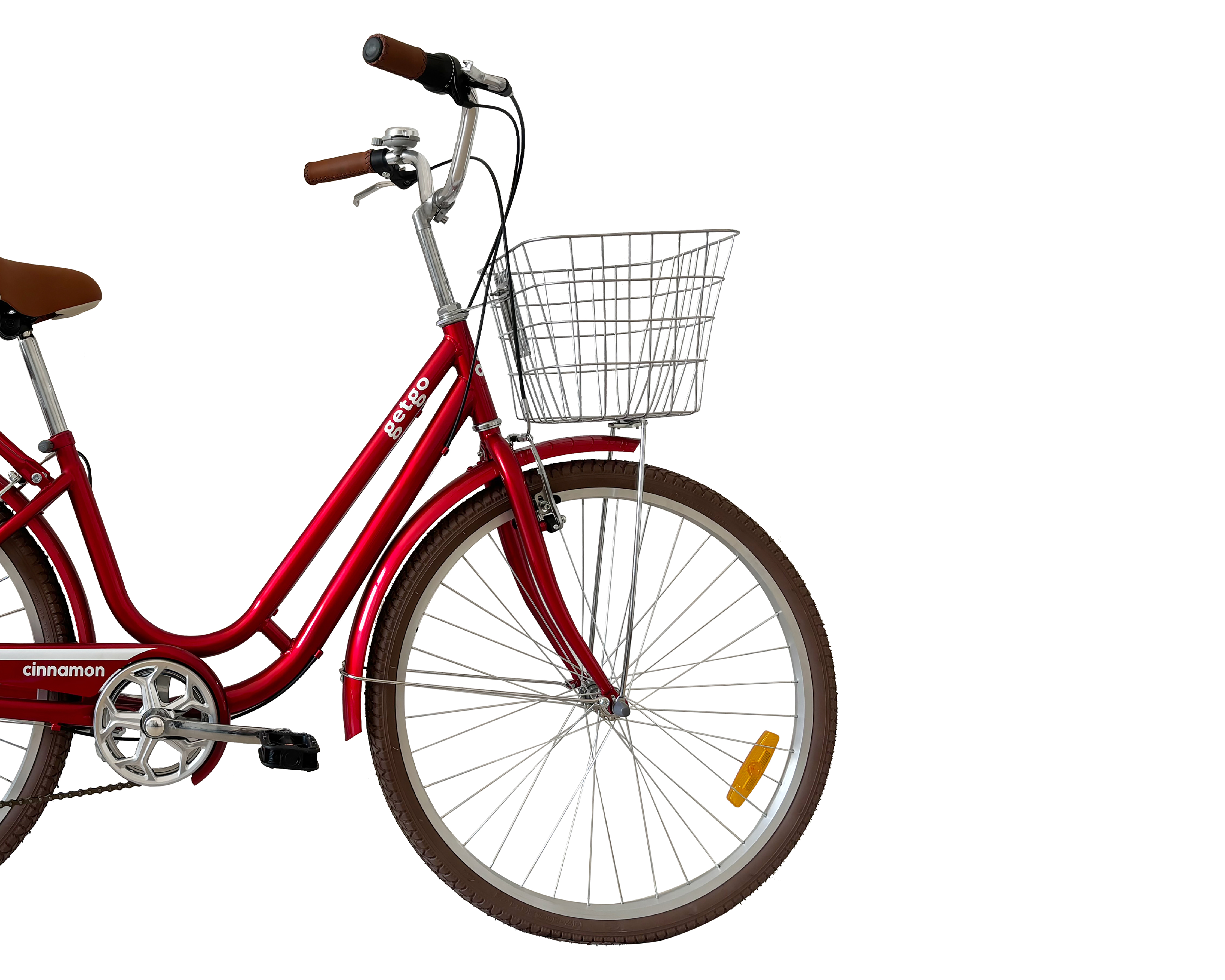 Foto 3 | Foto 3 | Bicicleta Urbana Getgo Cinnamon 26 Guinda