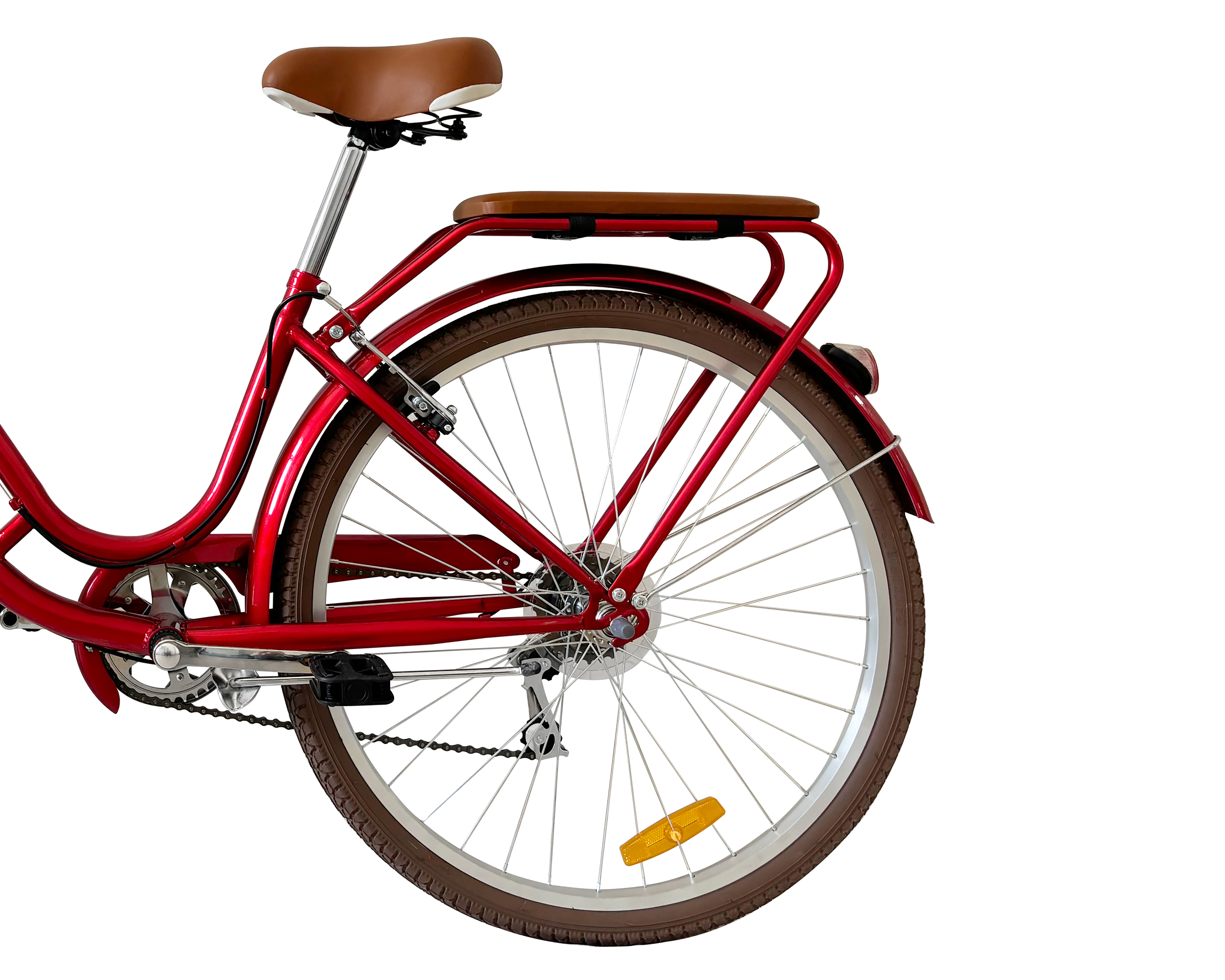 Foto 4 | Foto 4 | Bicicleta Urbana Getgo Cinnamon 26 Guinda