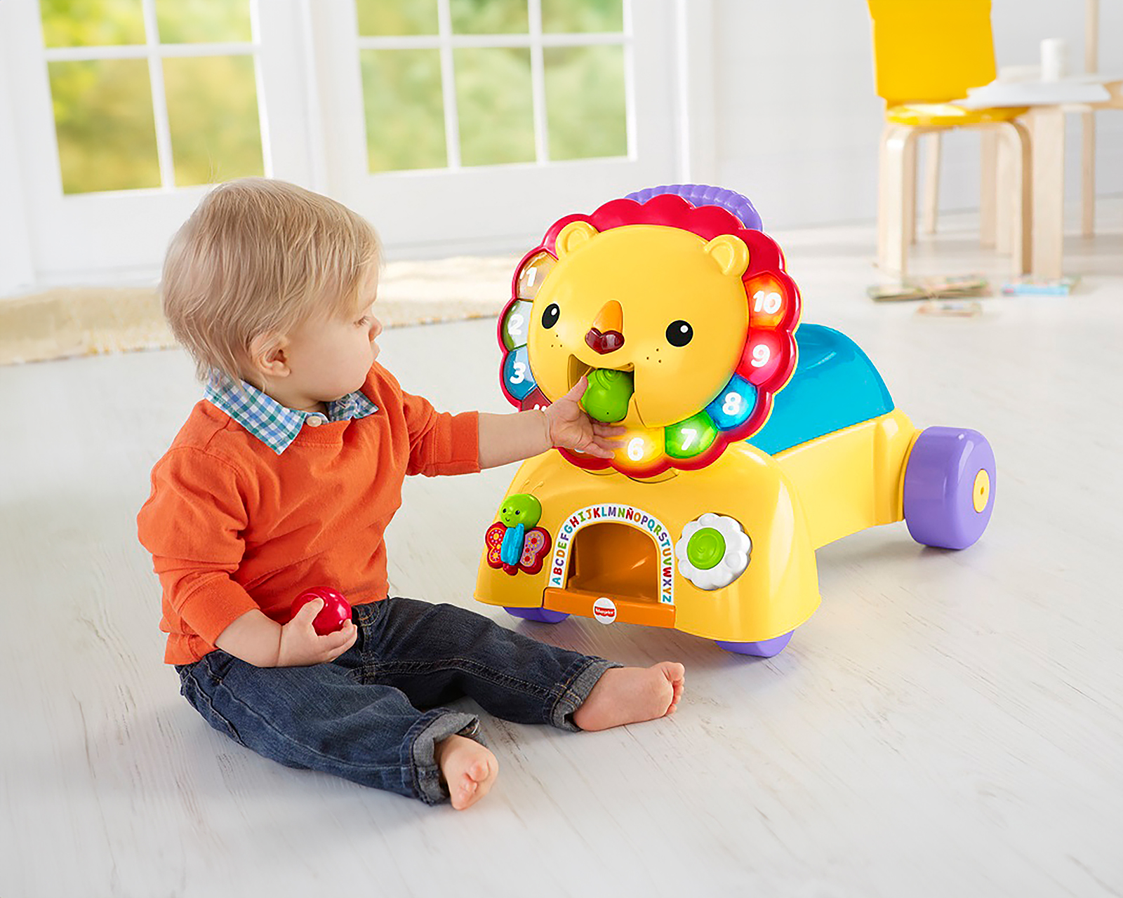 Foto 4 | Foto 4 | Correpasillo Fisher Price León Camina Conmigo Amarillo