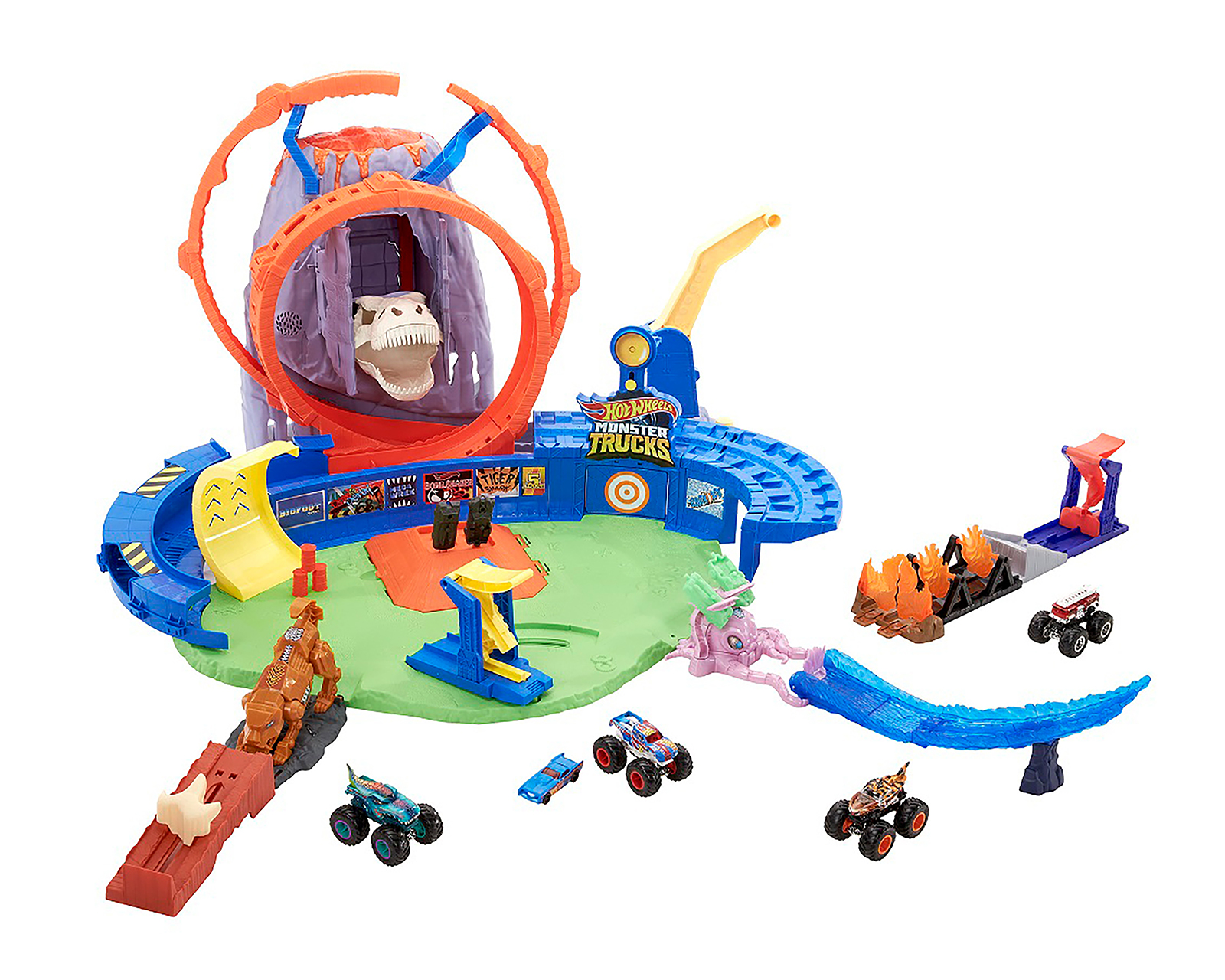 Foto 5 pulgar | Foto 4 | Pista de Carreras Hot Wheels Monster Trucks