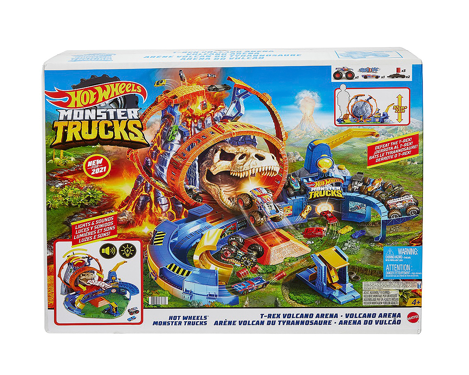 Foto 6 pulgar | Foto 5 | Pista de Carreras Hot Wheels Monster Trucks