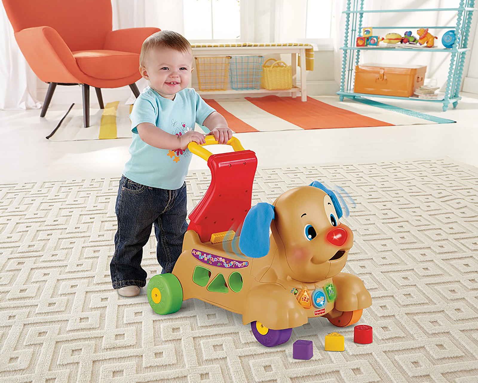 Foto 5 | Foto 5 | Correpasillo Fisher Price Ríe y Aprende Café
