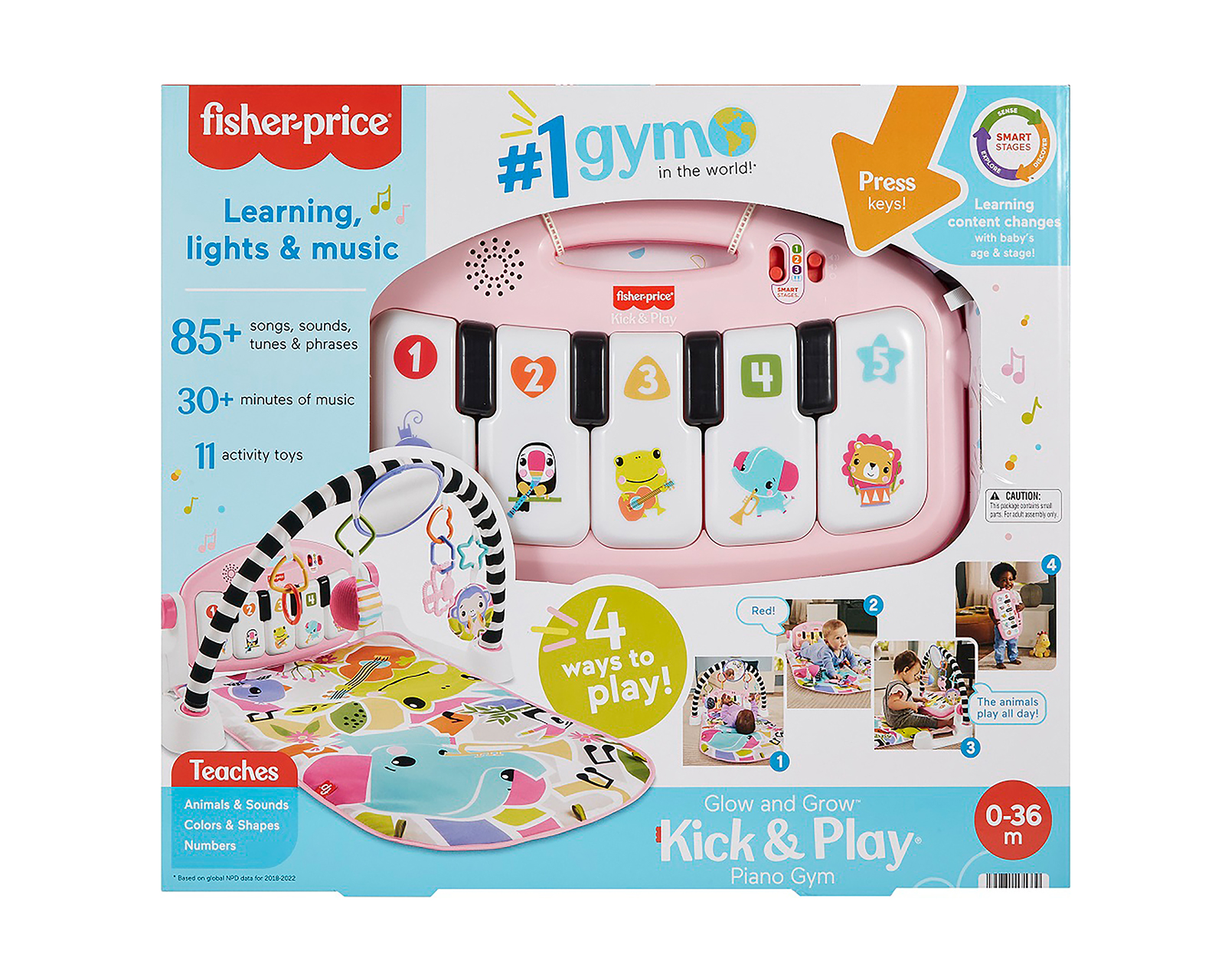 Foto 6 pulgar | Foto 5 | Gimnasio para Bebé Fisher Price Kick and Play