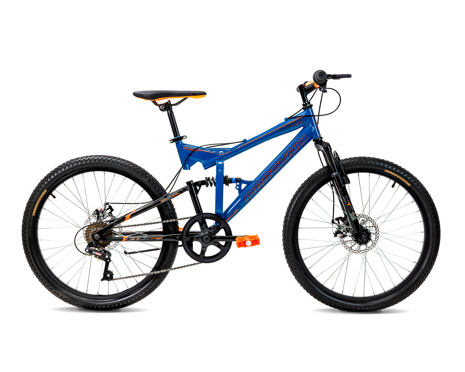 Foto 2 | Foto 2 | Bicicleta de Montaña Mercurio ZTX DS Rodada 24 Azul