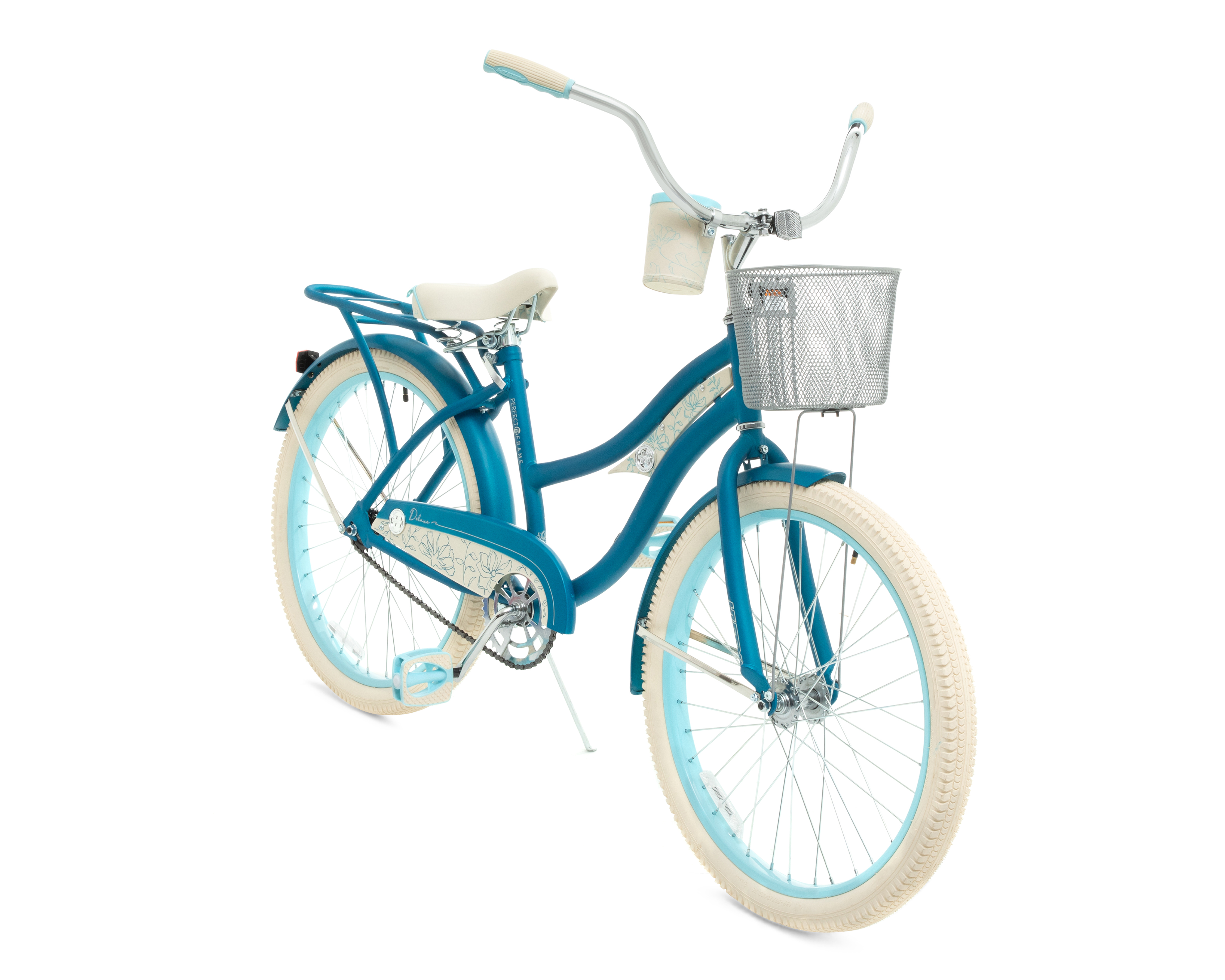 Bicicleta Urbana Huffy Deluxe Rodada 24 Azul