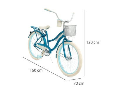 Foto 7 | Foto 7 | Bicicleta Urbana Huffy Deluxe Rodada 24 Azul