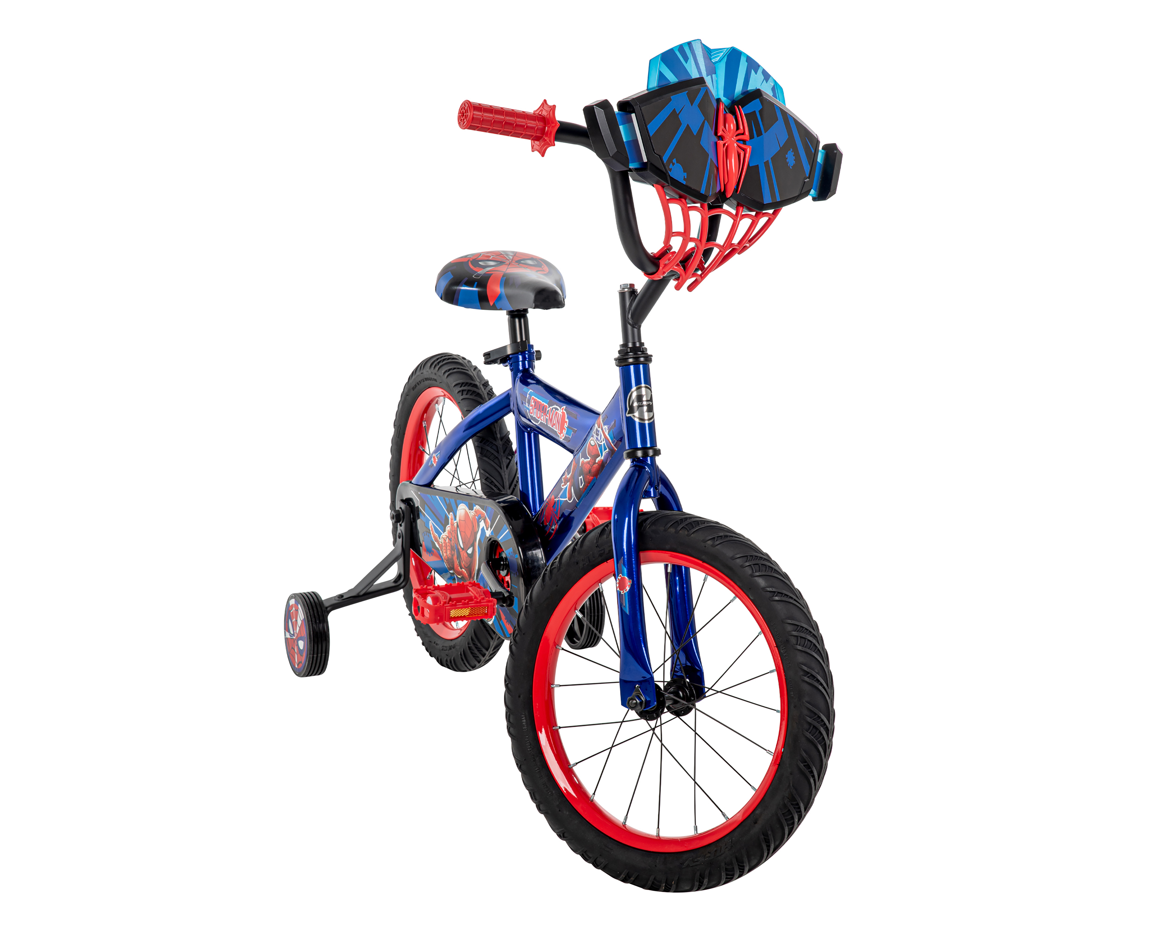 Foto 3 pulgar | Foto 2 | Bicicleta Infantil Huffy Spider-Man Rodada 16 Azul