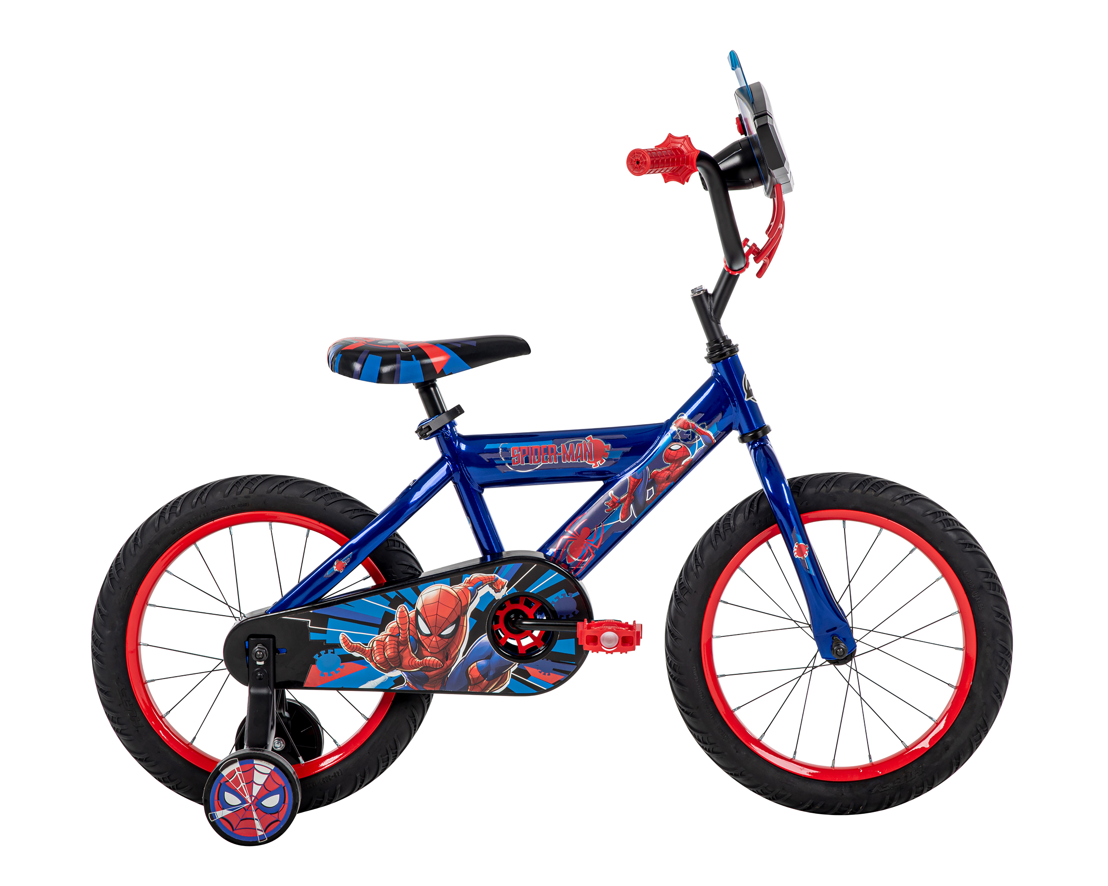 Foto 4 pulgar | Foto 3 | Bicicleta Infantil Huffy Spider-Man Rodada 16 Azul
