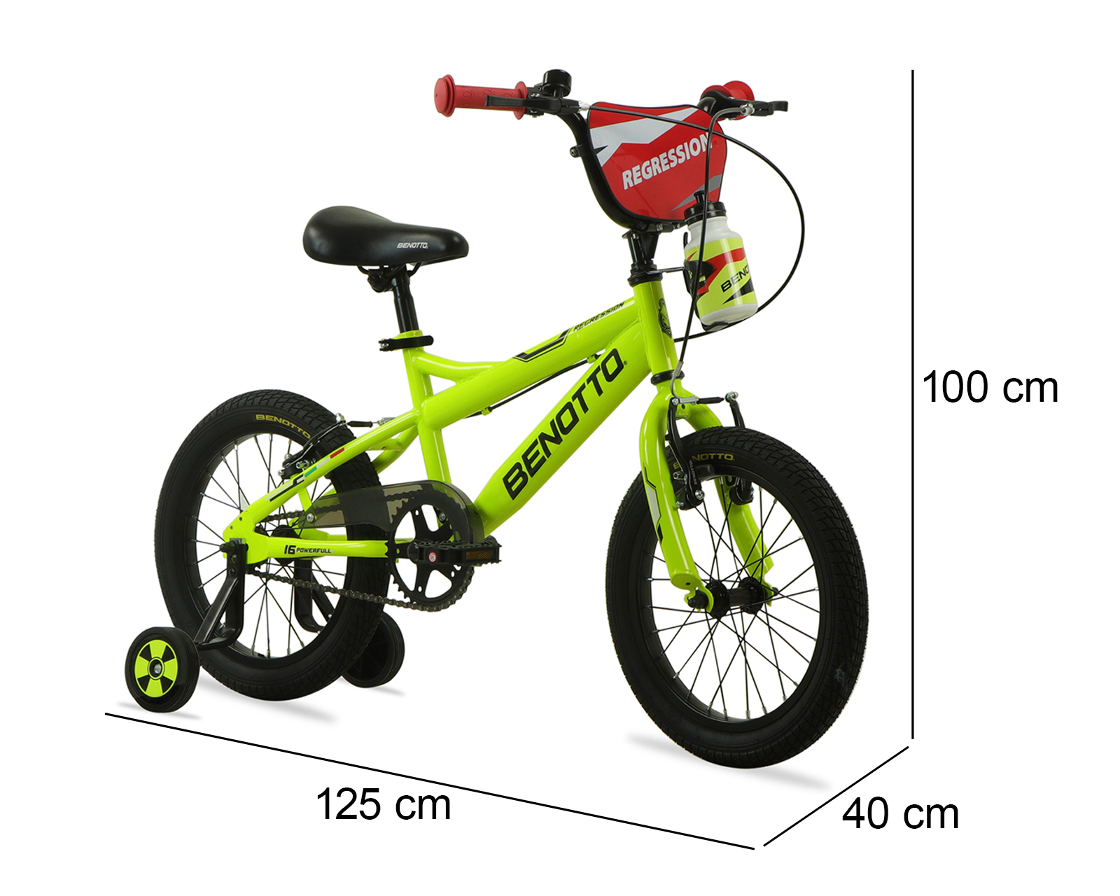 Foto 5 | Foto 5 | Bicicleta Infantil Benotto Regression Rodada 16 Negra