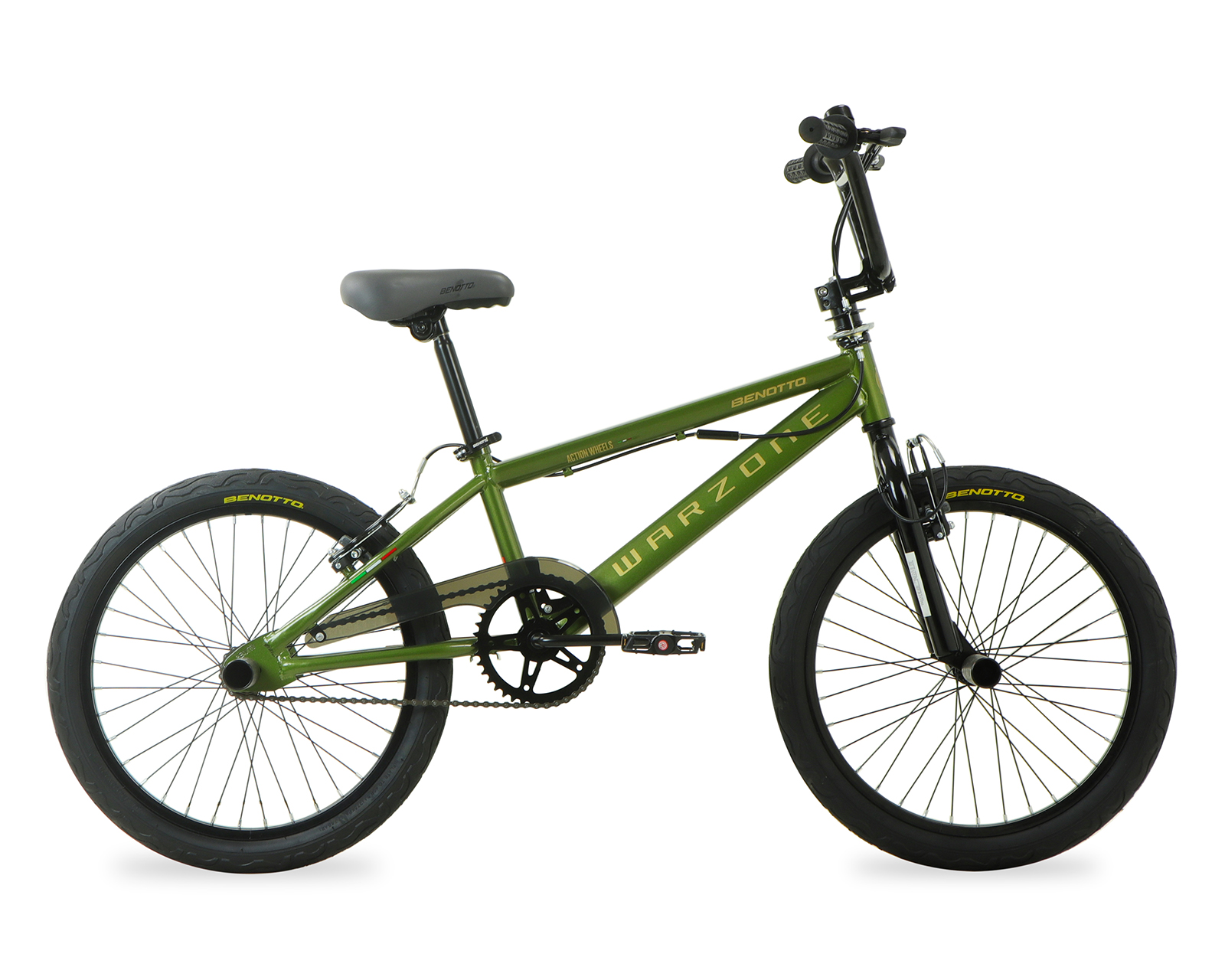 Foto 3 pulgar | Foto 2 | Bicicleta Infantil Benotto Warzone 20 Verde