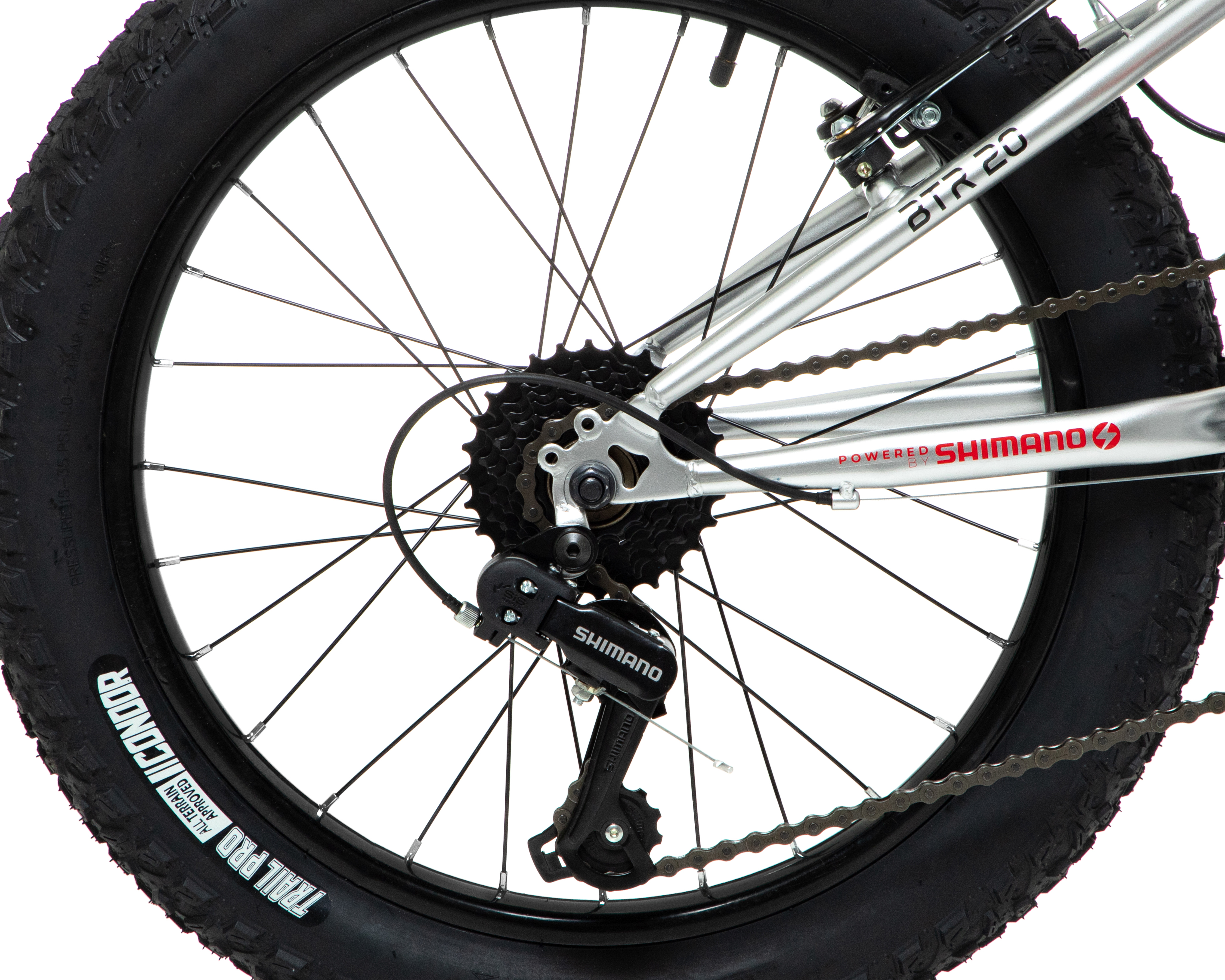 Foto 6 pulgar | Foto 5 | Bicicleta Urbana Veloci Born to Ride Rodada 20 Plateada