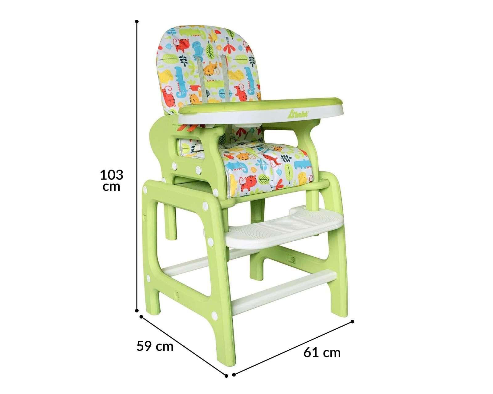 Foto 7 | Foto 7 | Silla Alta D Bebé Eat & Play Verde